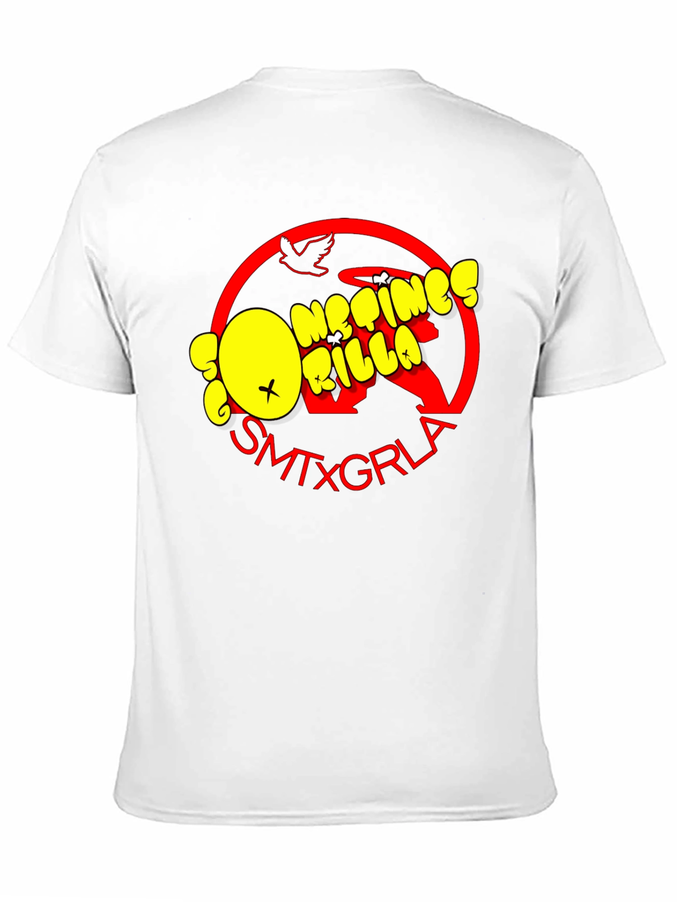 SMTXGRLA Gorillaz Graphic Print Black T-Shirt