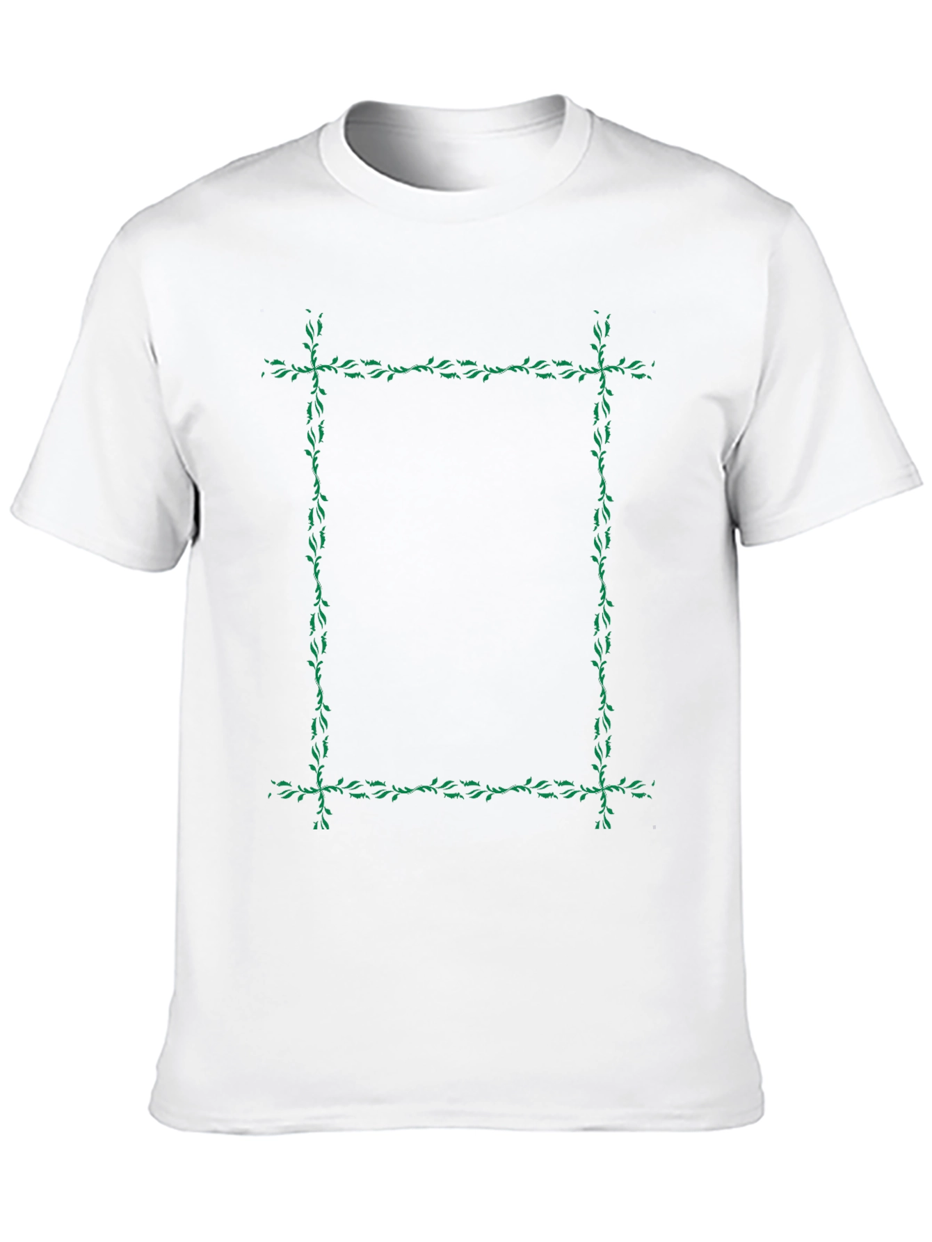 Botanical Frame Black T-Shirt