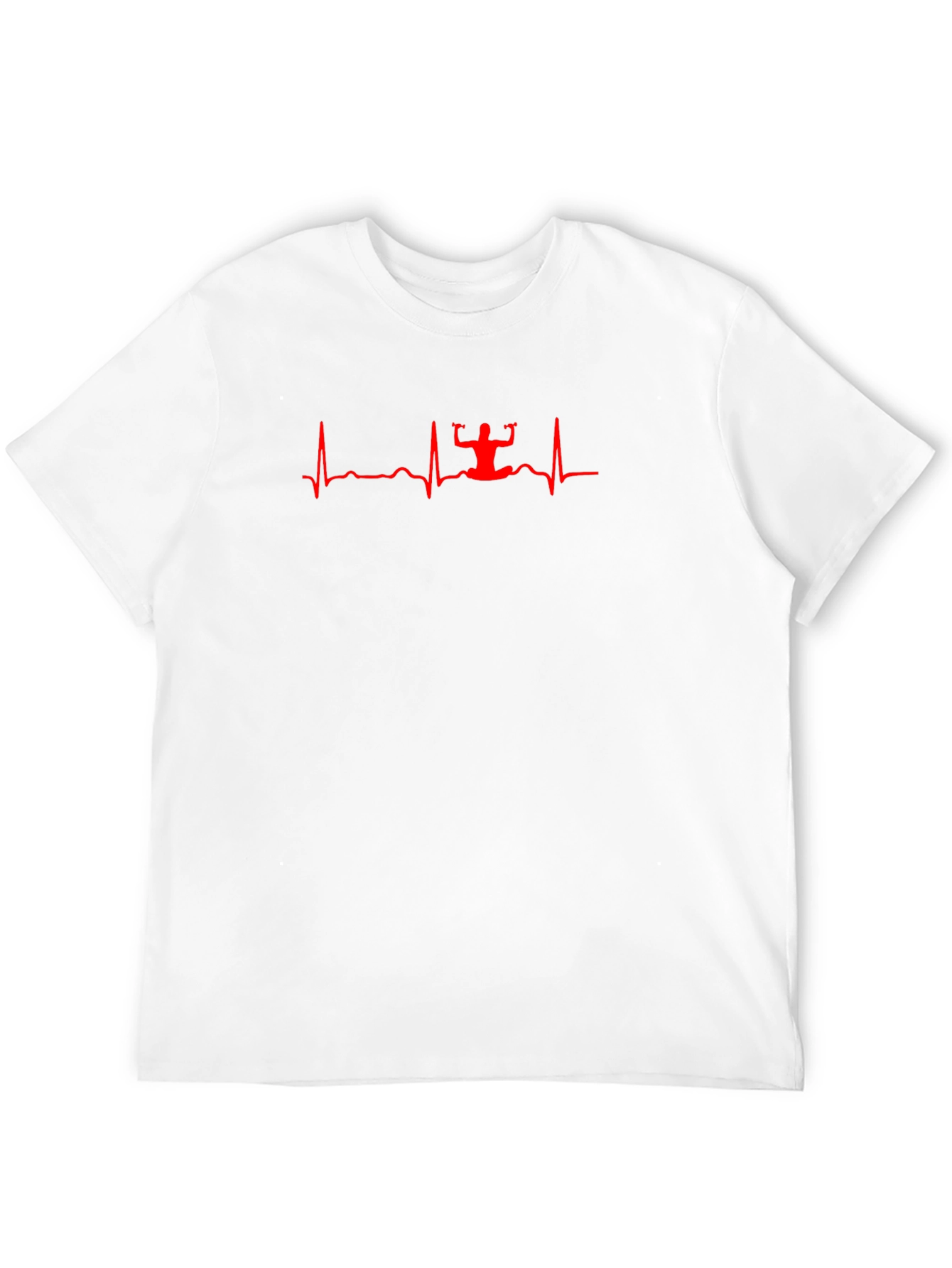 Workout Heartbeat Black T-Shirt