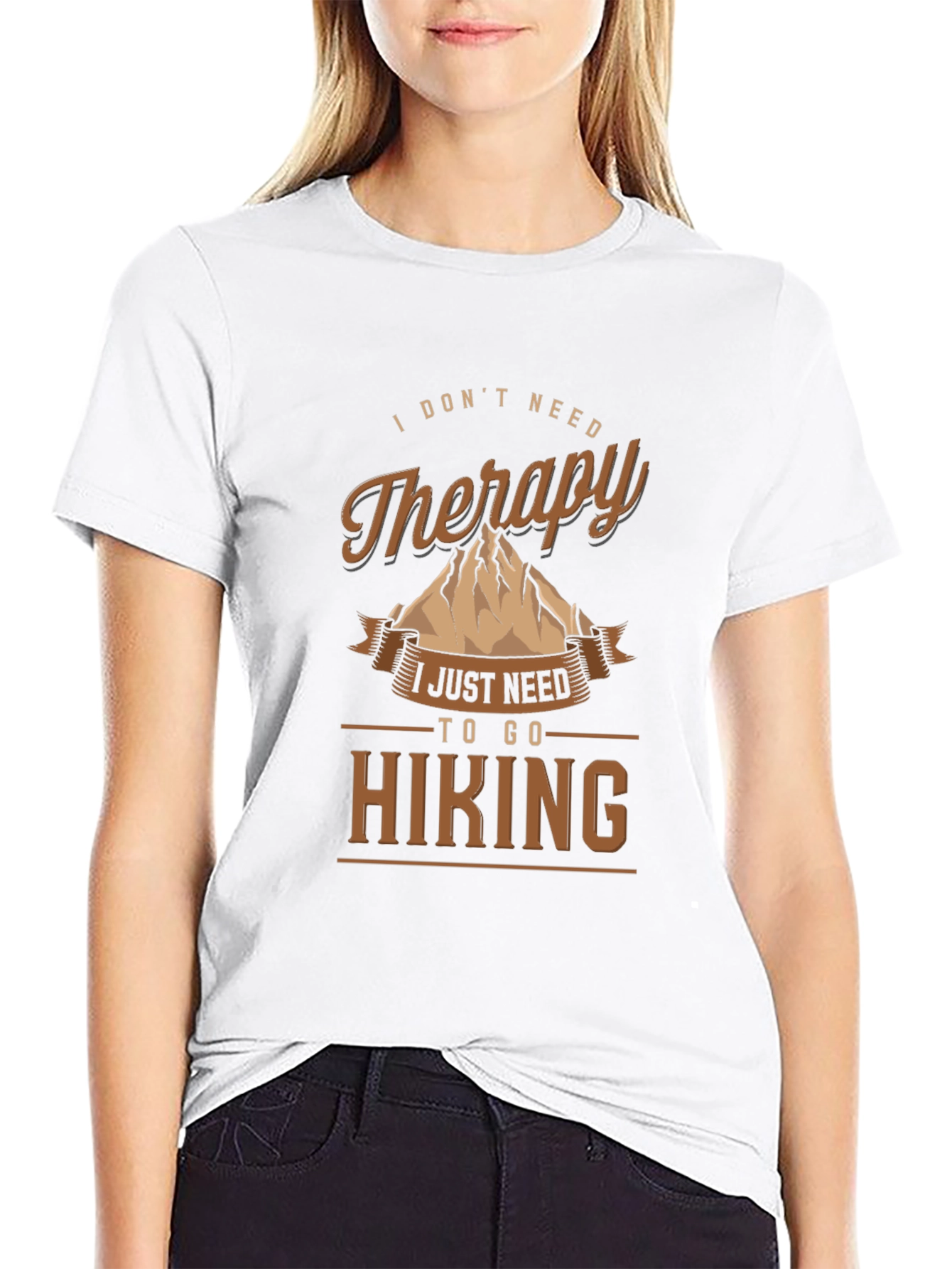 Hiking Therapy Graphic T-Shirt