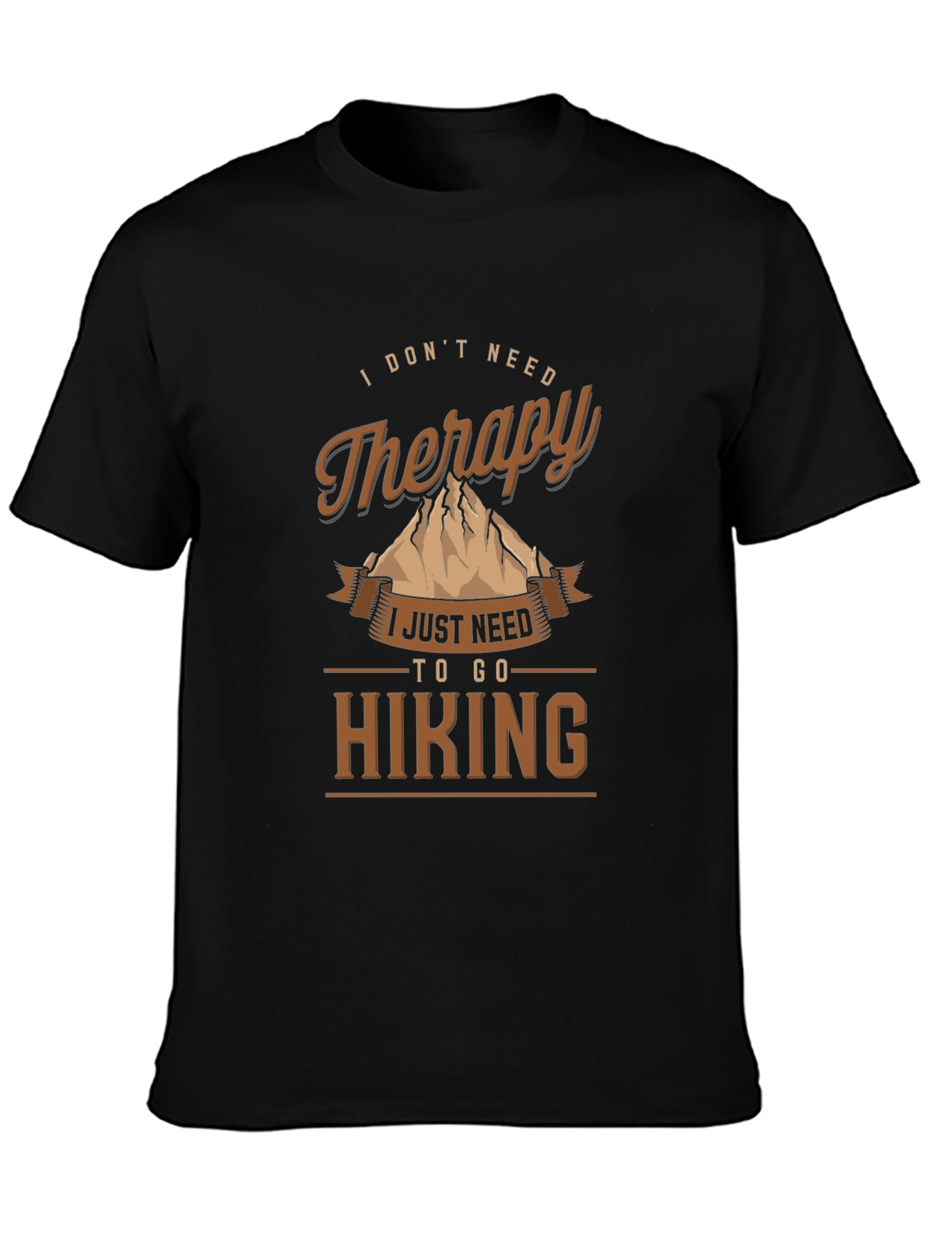 Hiking Therapy Graphic T-Shirt