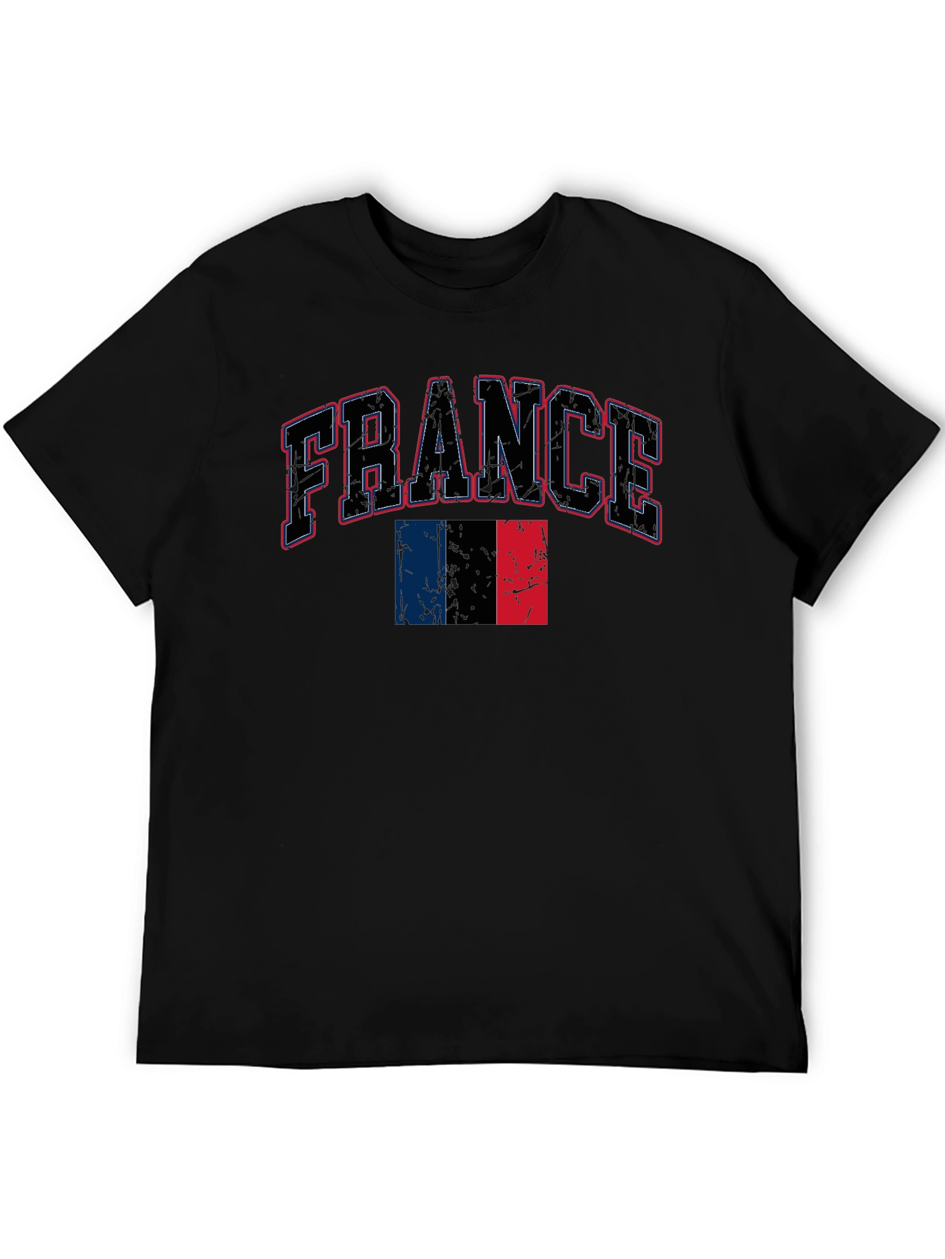 France T-Shirt - Patriotic French Flag Design