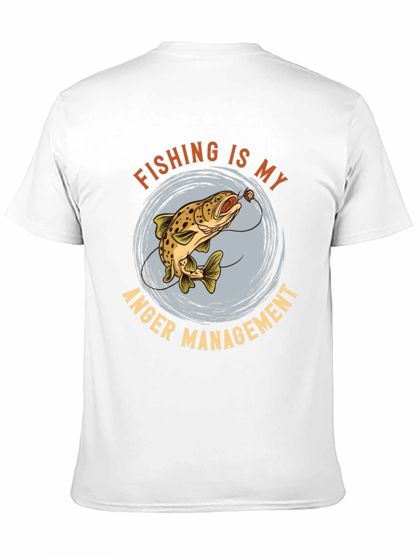 Fishing Anger Management Graphic Tee