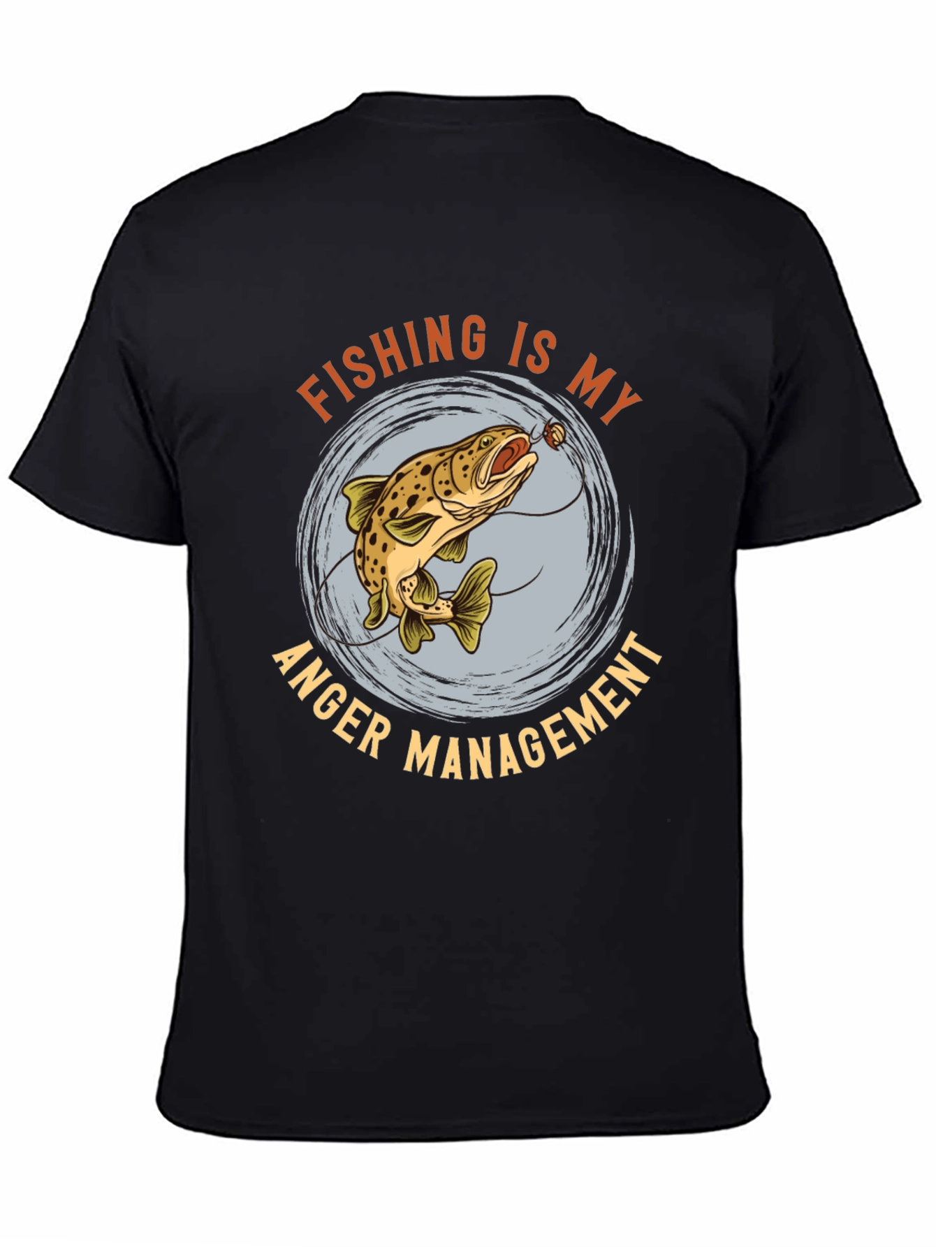 Fishing Anger Management Graphic Tee