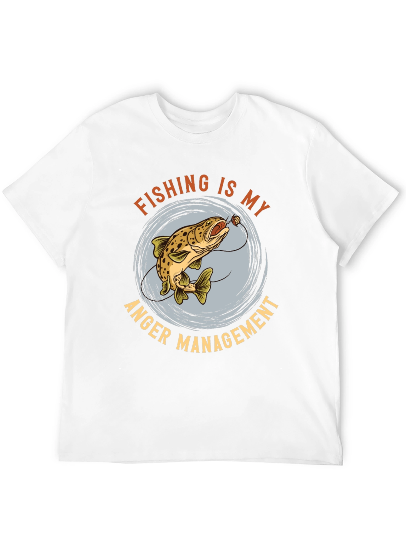 Fishing Anger Management Graphic Tee
