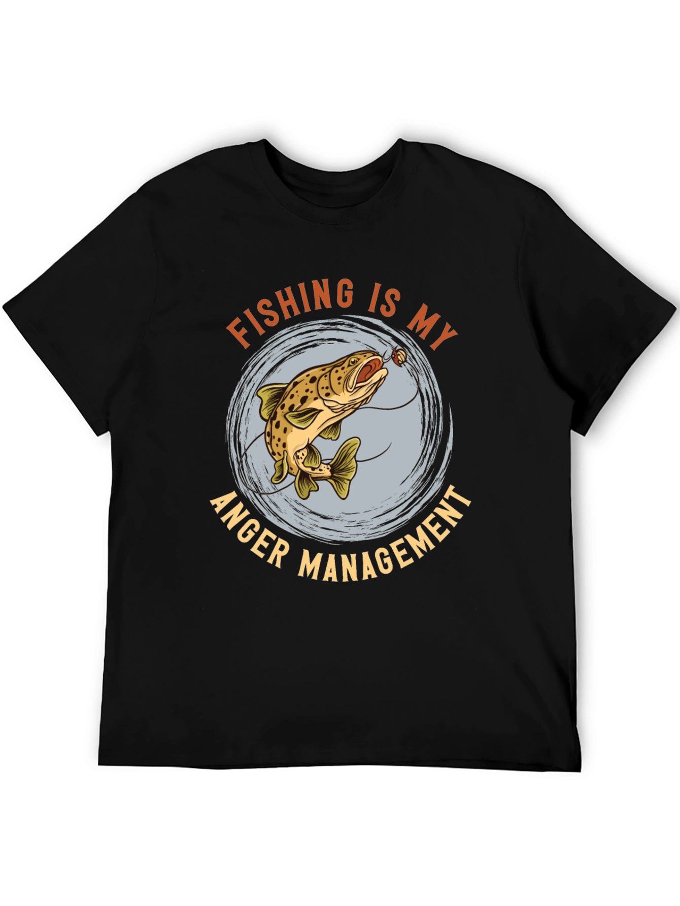 Fishing Anger Management Graphic Tee