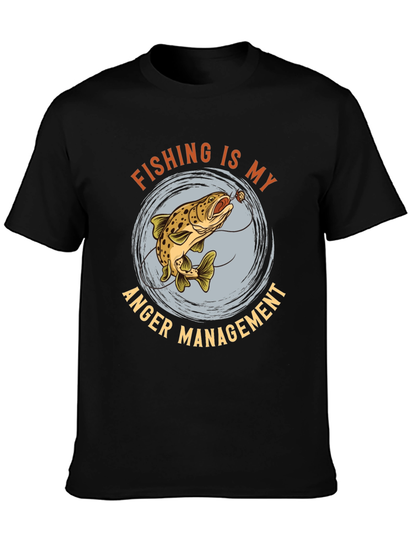 Fishing Anger Management Graphic Tee