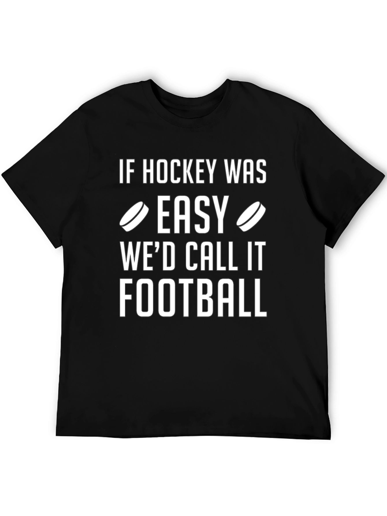 Hockey vs Football T-Shirt - Funny Sports Tee