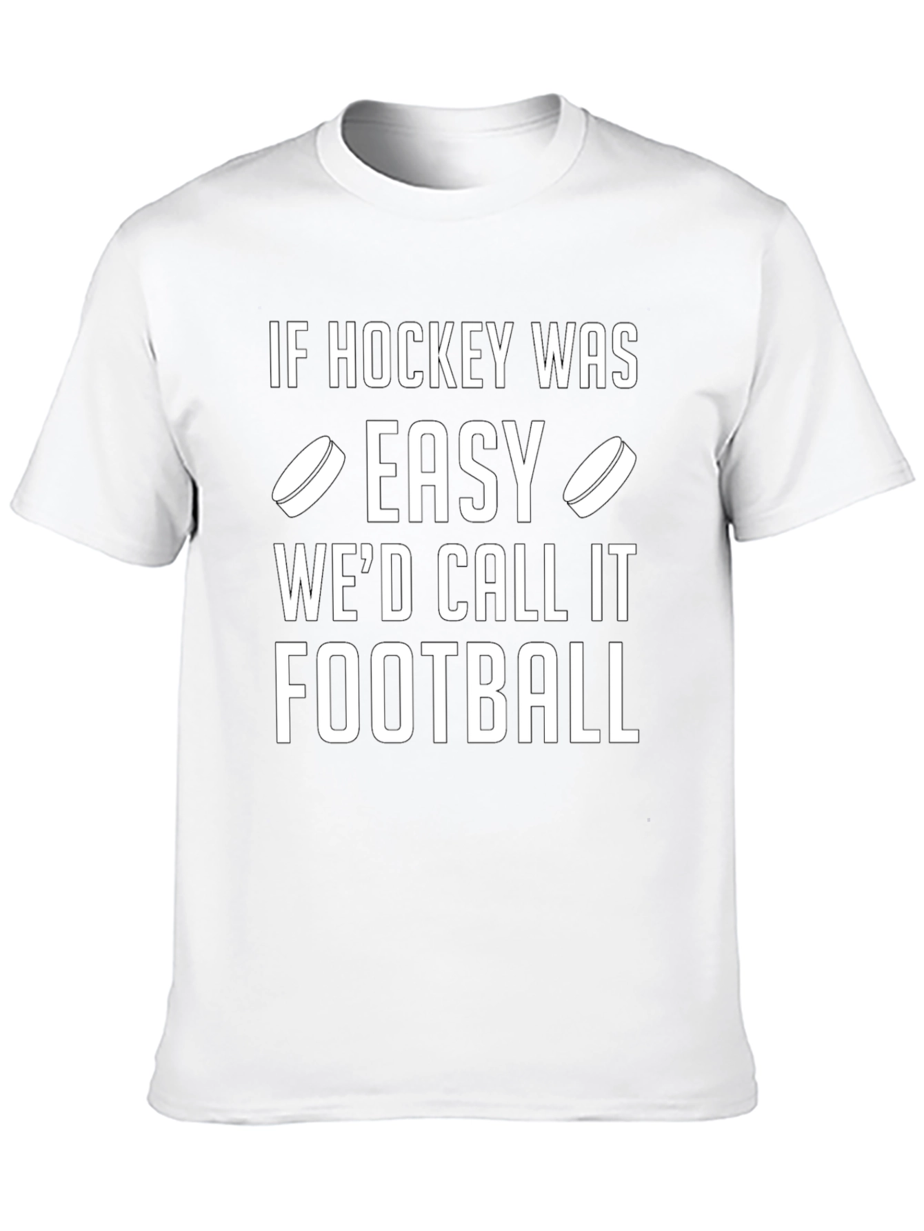 Hockey vs Football T-Shirt - Funny Sports Tee