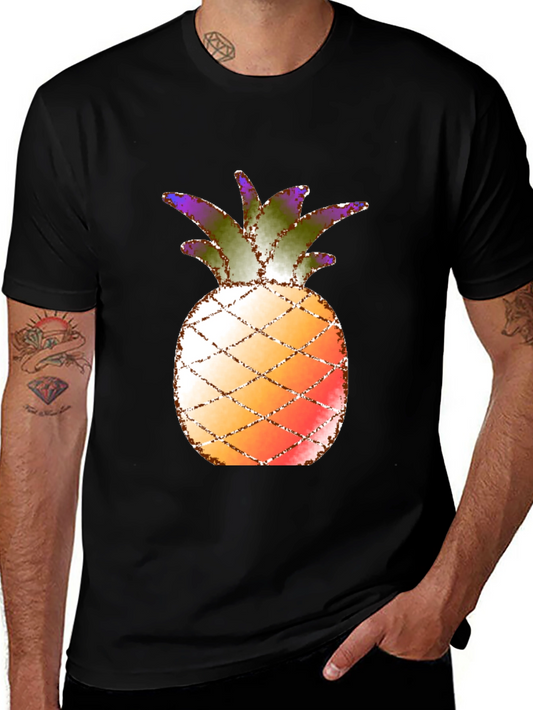 Pineapple Graphic Tee - Tropical Summer Vibes