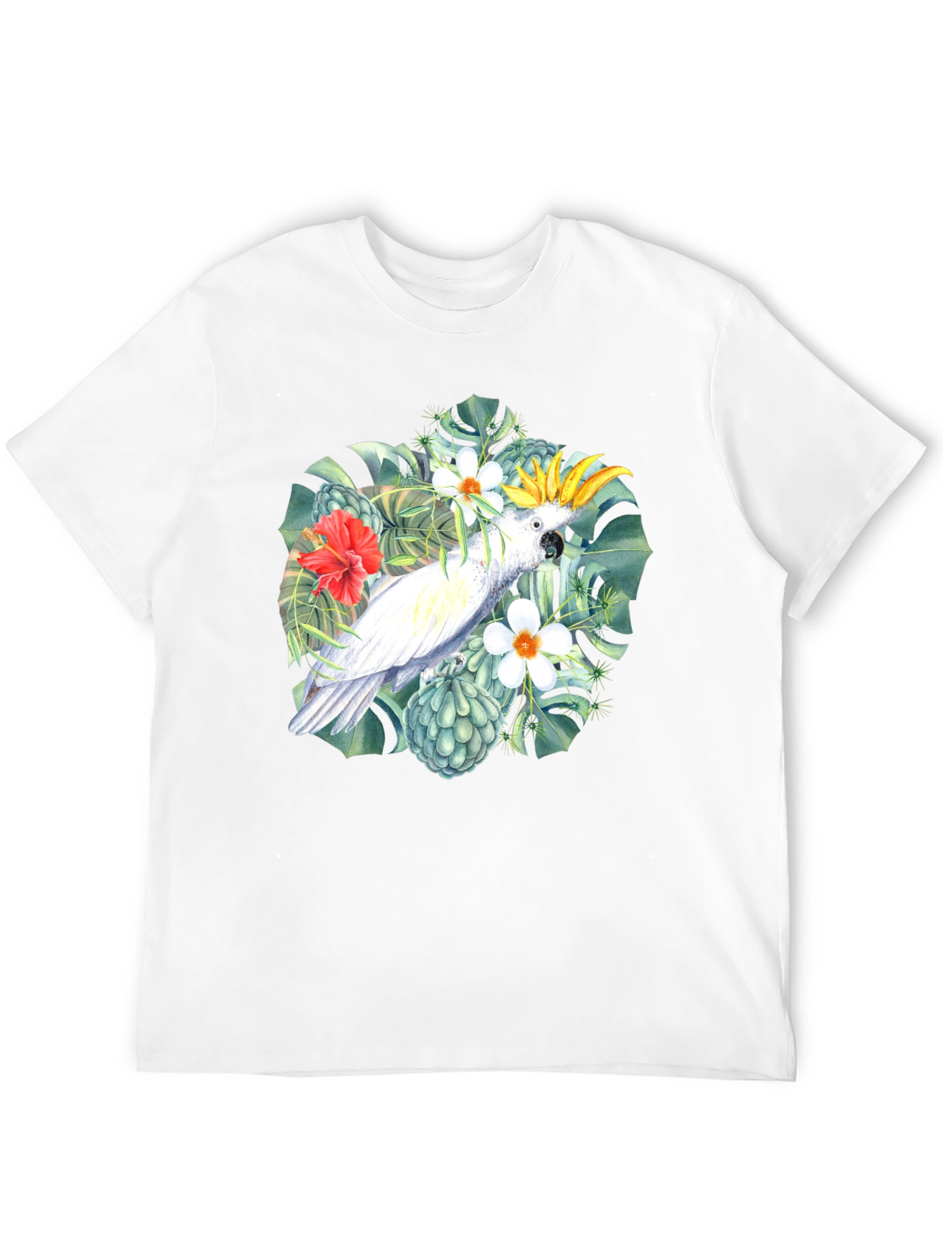 Tropical Parrot T-Shirt - Island Vibes