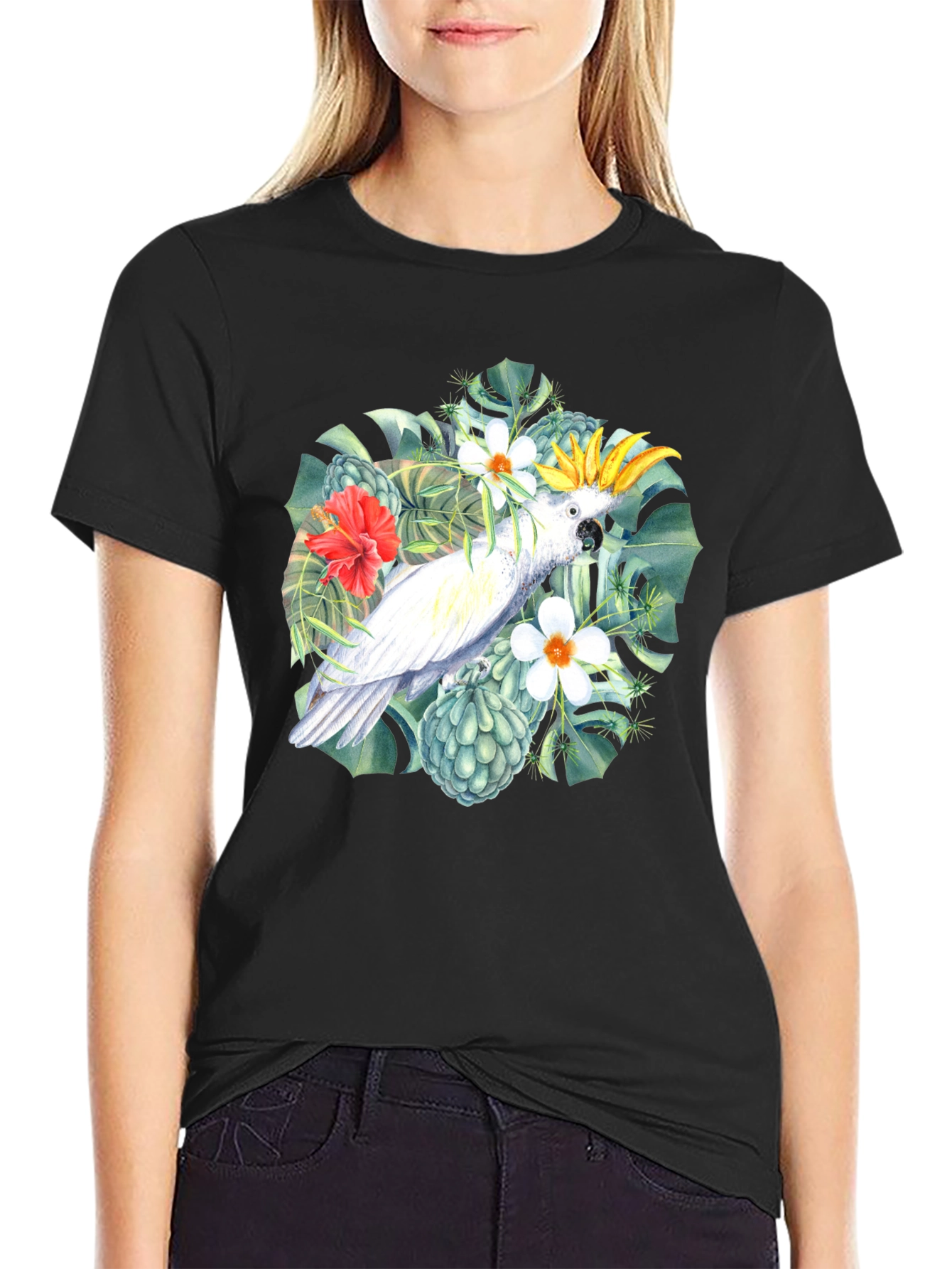 Tropical Parrot T-Shirt - Island Vibes