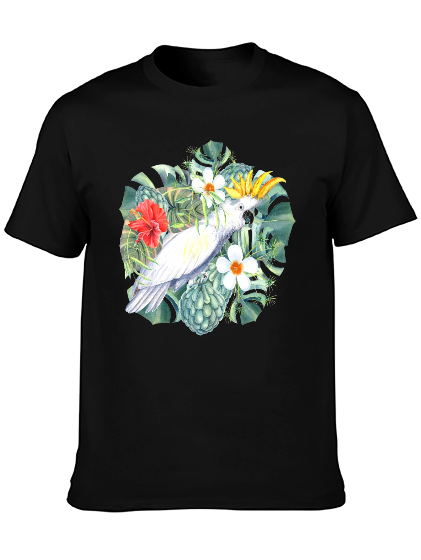Tropical Parrot T-Shirt - Island Vibes