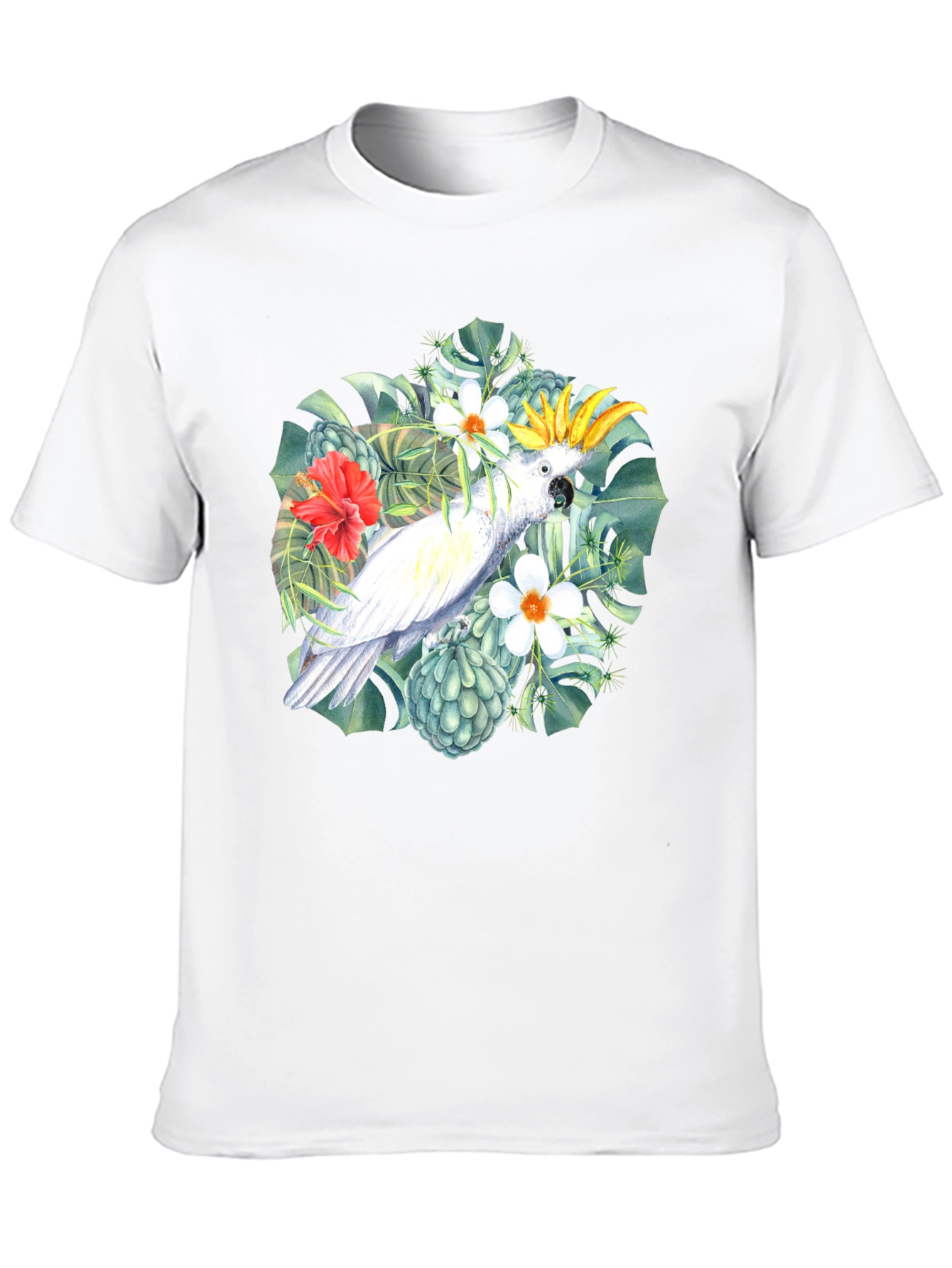 Tropical Parrot T-Shirt - Island Vibes