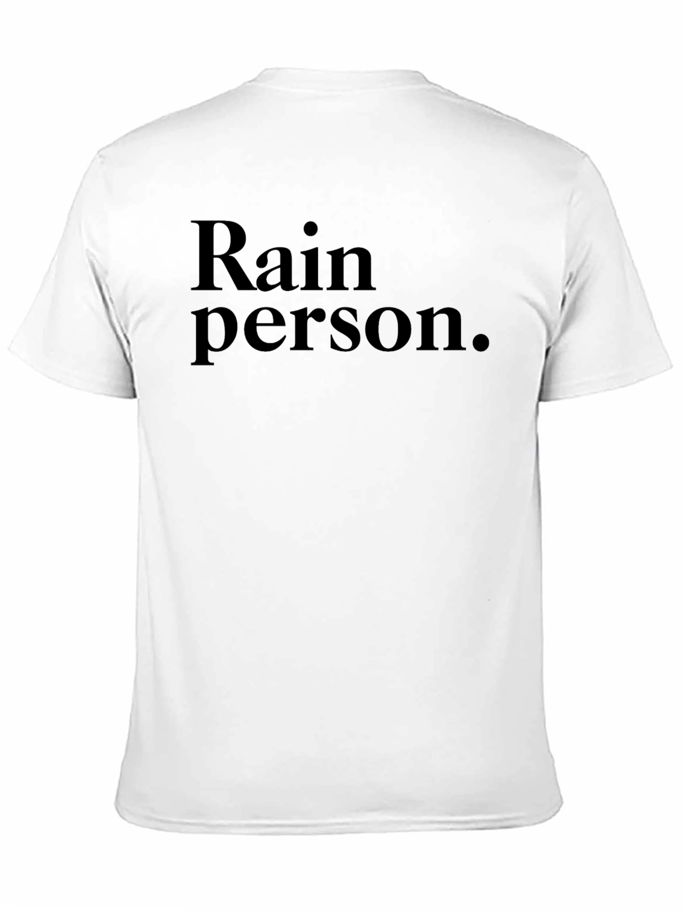 Rain Person Graphic Tee - Soft Cotton Blend
