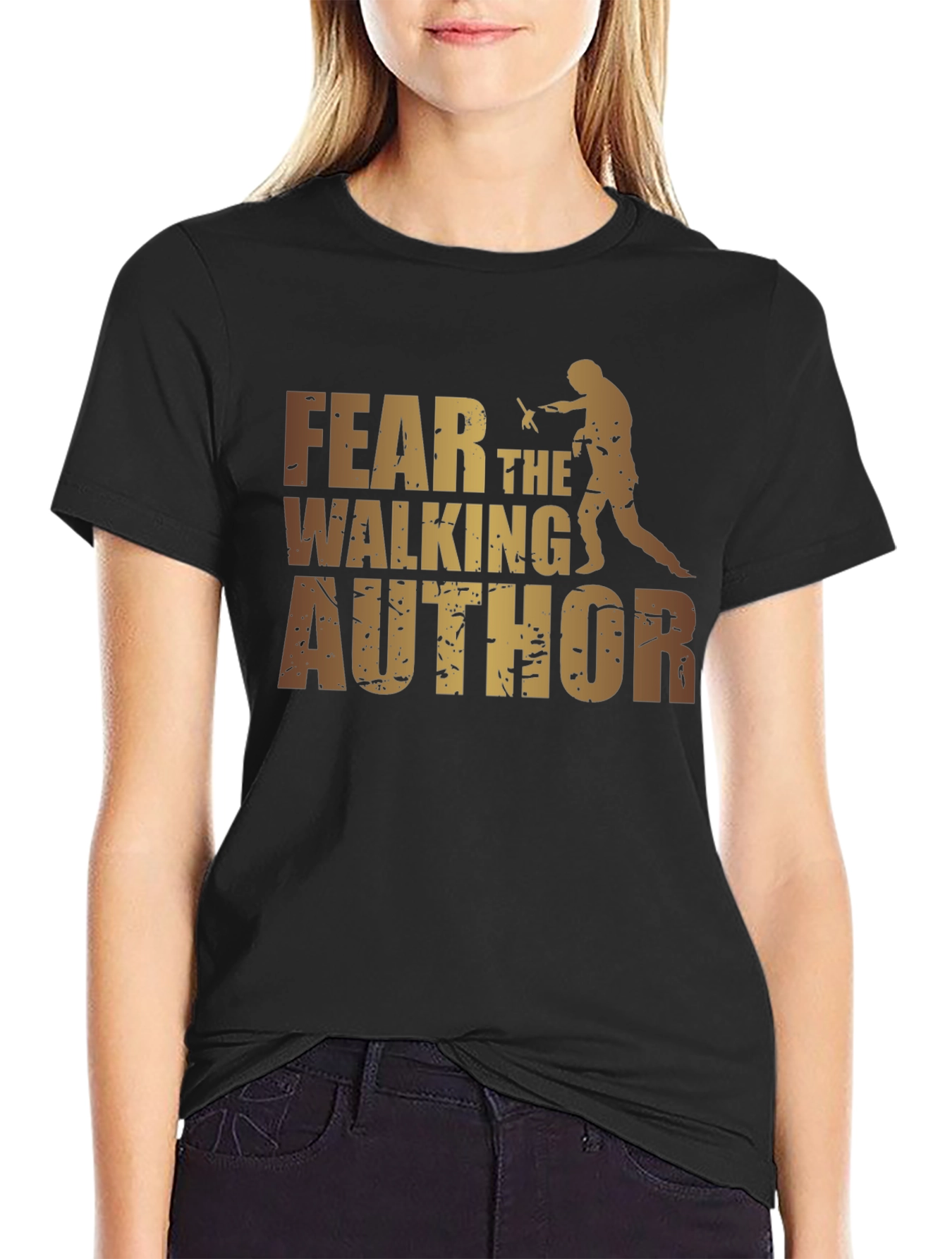 Fear the Walking Author Graphic Tee - Black