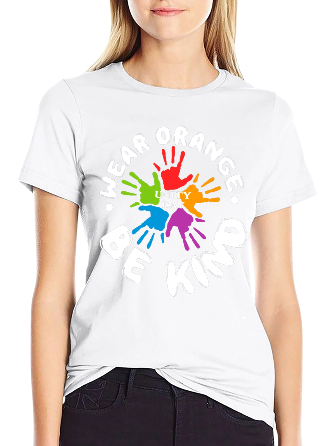 Unity Day Wear Orange Be Kind Graphic Tee
