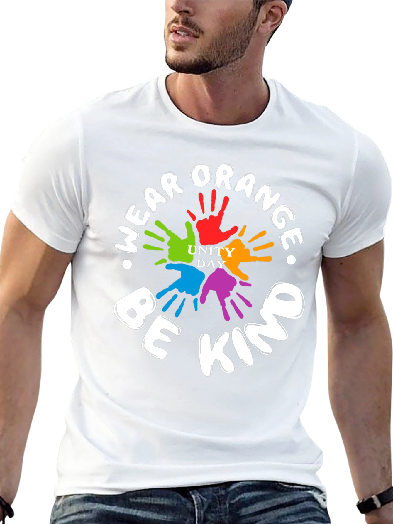 Unity Day Wear Orange Be Kind Graphic Tee