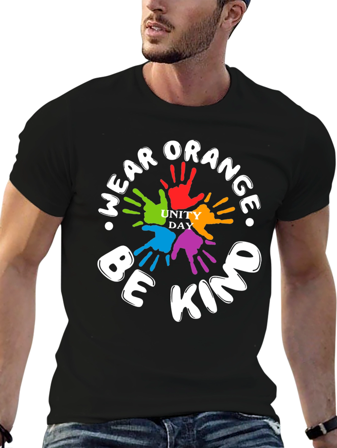 Unity Day Wear Orange Be Kind Graphic Tee