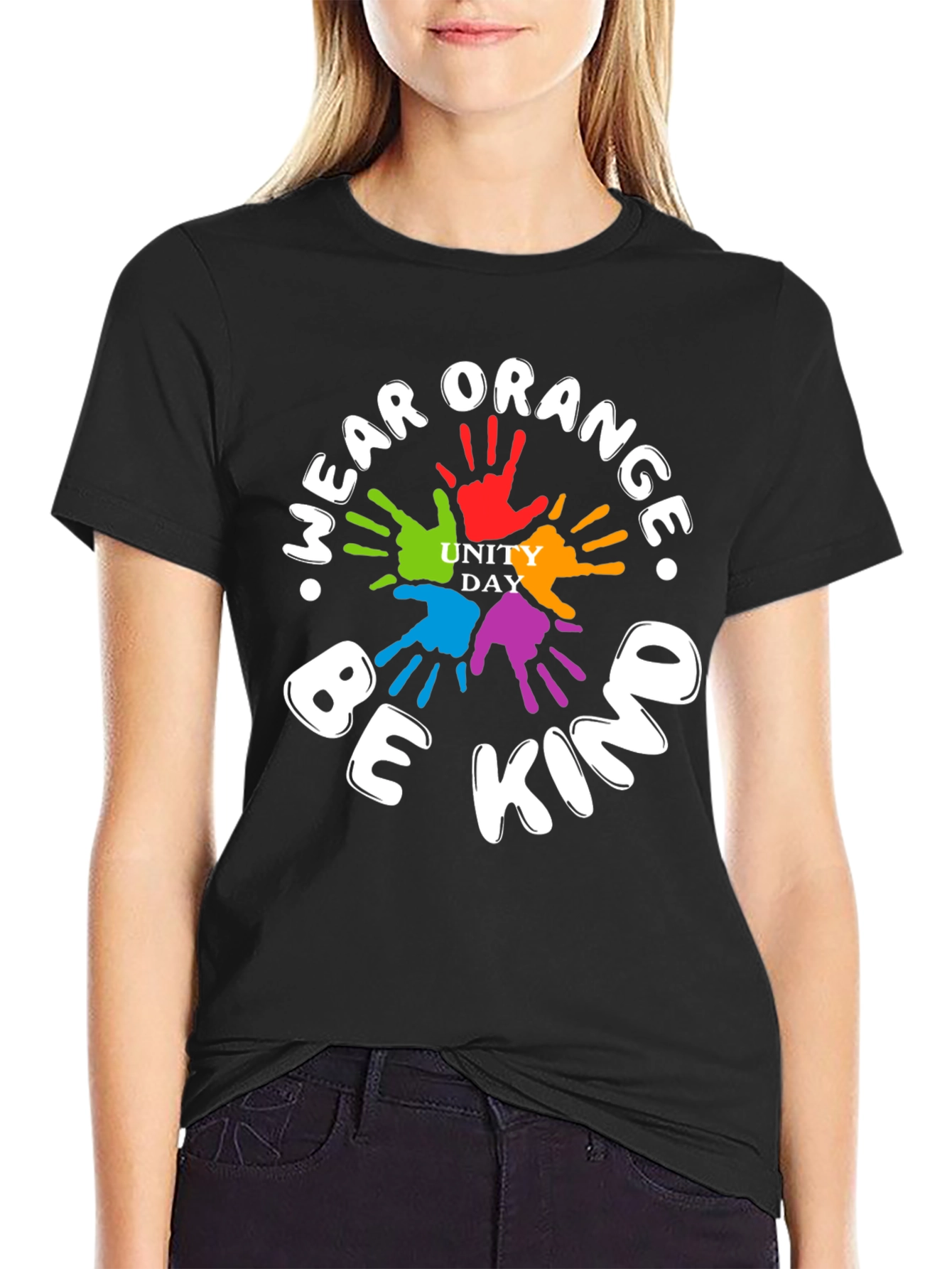 Unity Day Wear Orange Be Kind Graphic Tee