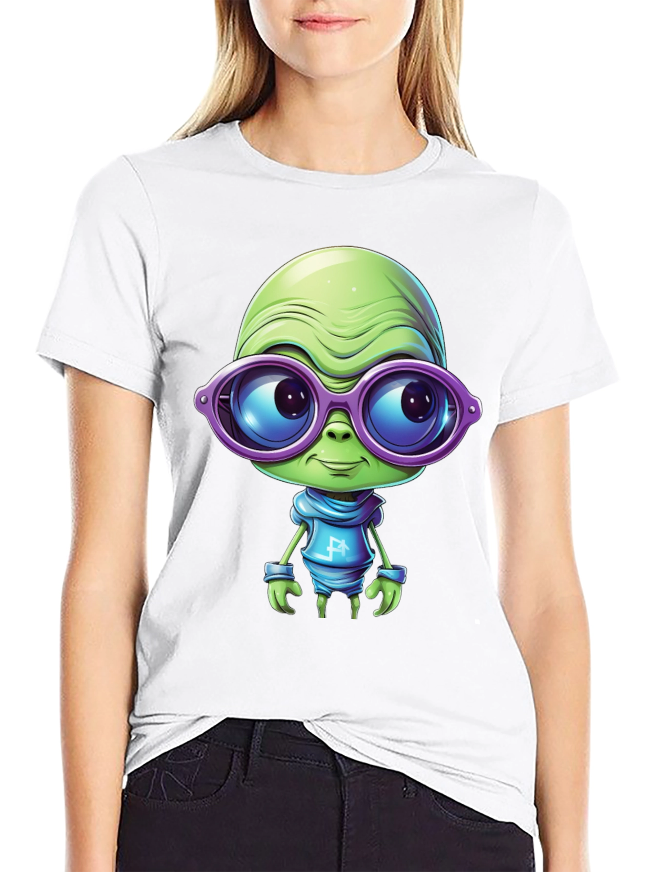 Cool Alien Graphic T-Shirt