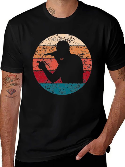 Retro Singer Silhouette Graphic Tee