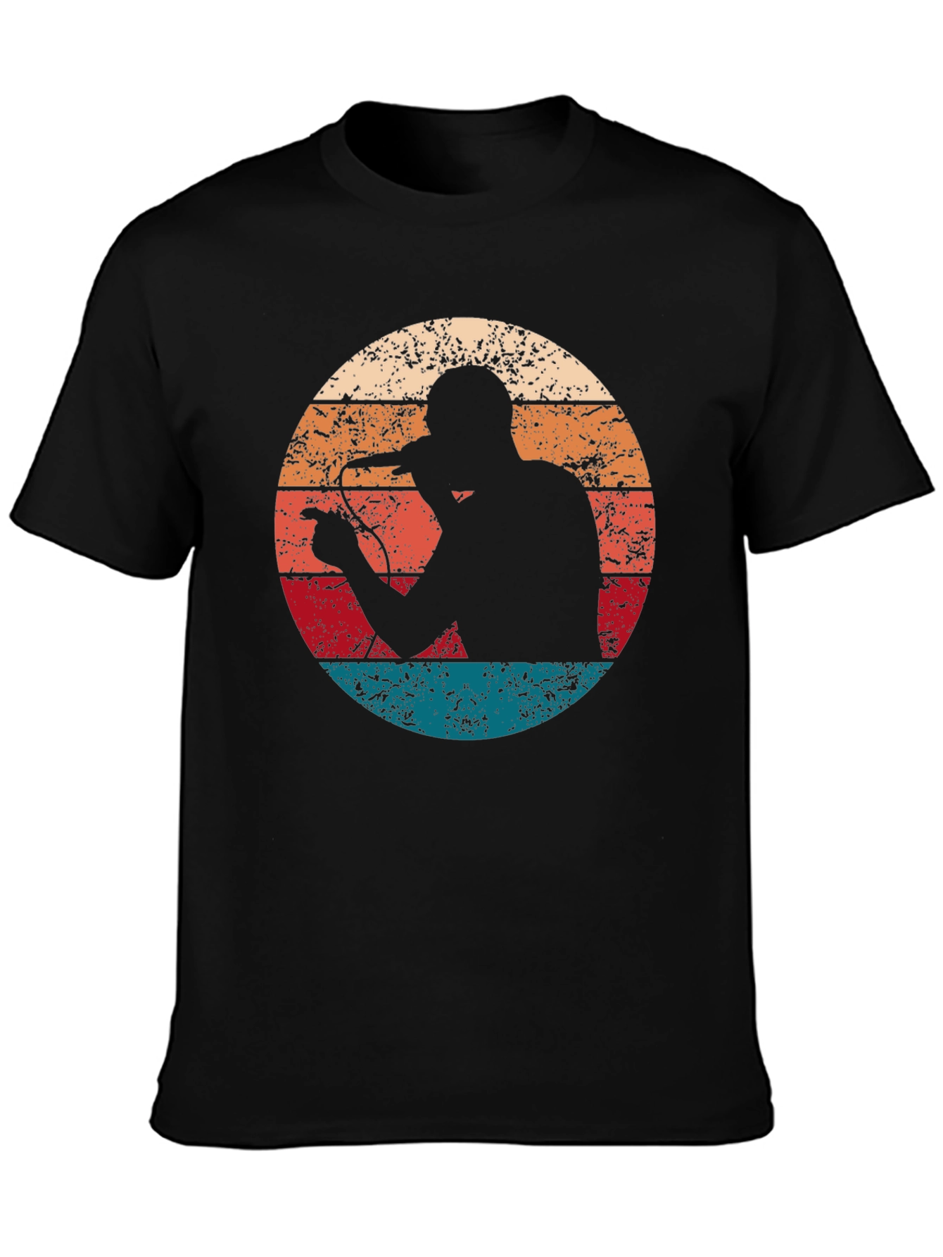 Retro Singer Silhouette Graphic Tee