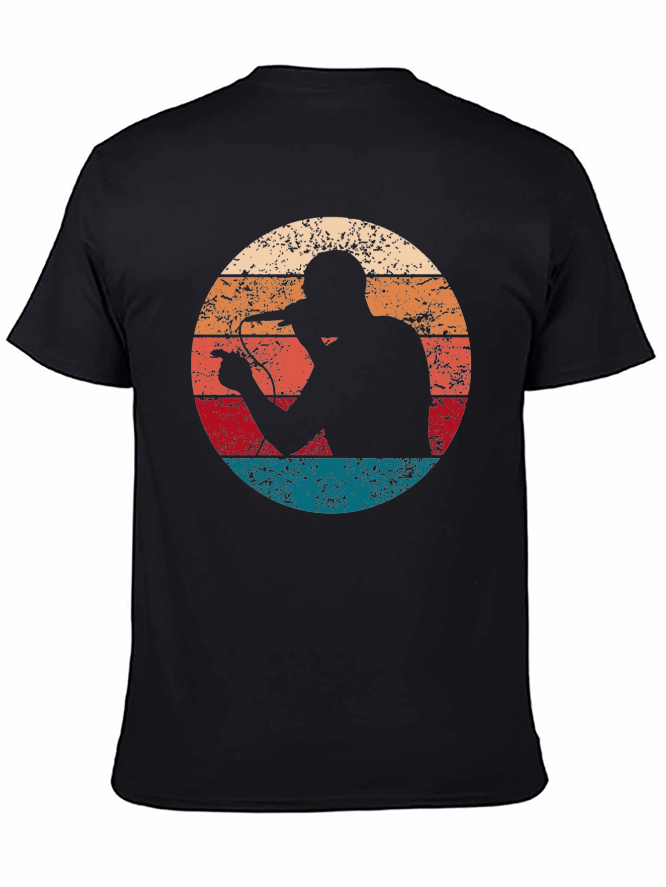 Retro Singer Silhouette Graphic Tee