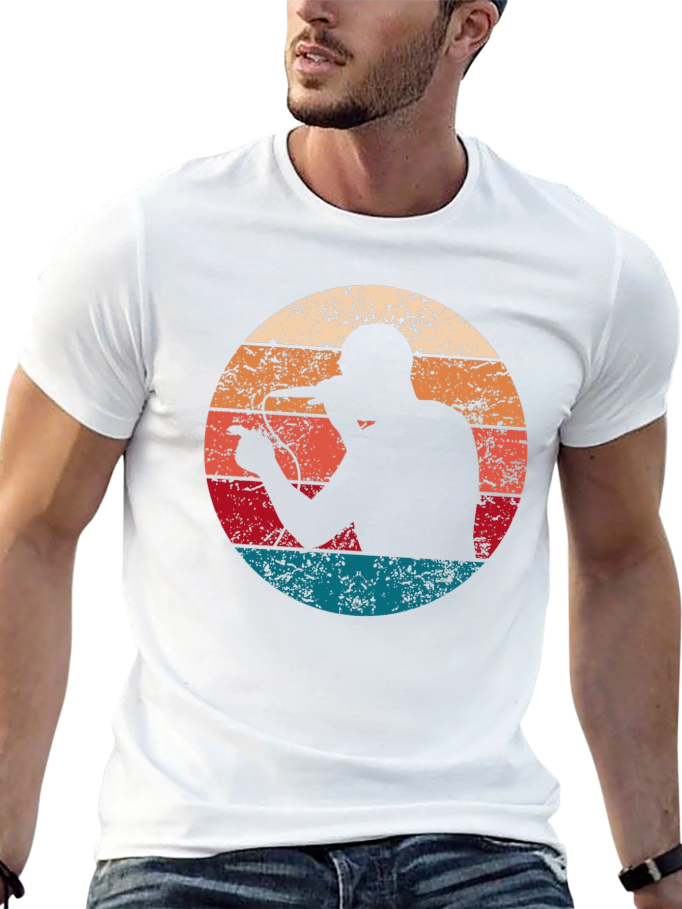Retro Singer Silhouette Graphic Tee