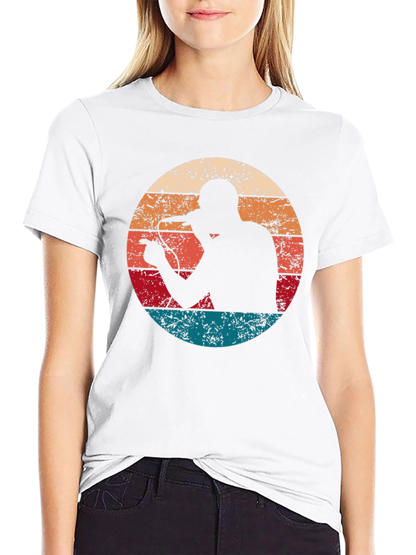 Retro Singer Silhouette Graphic Tee