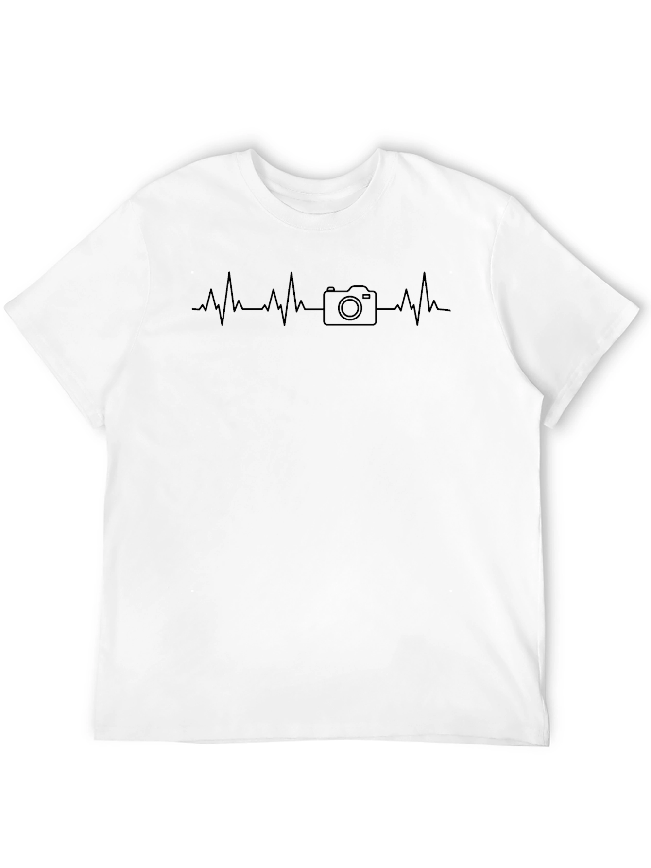 Camera Heartbeat T-Shirt - Photographers Tee