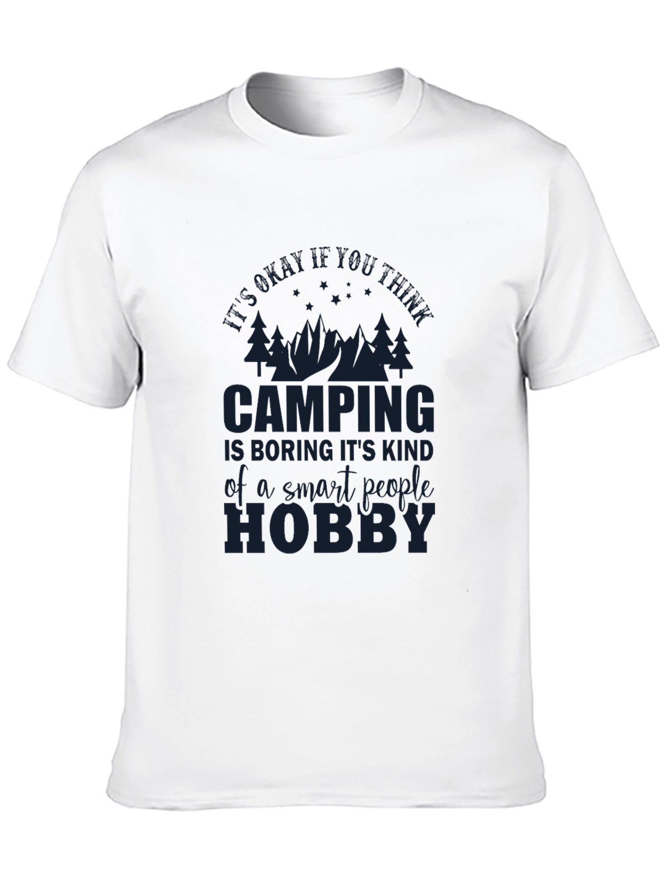 Camping Hobby Graphic Tee - Smart People Camping
