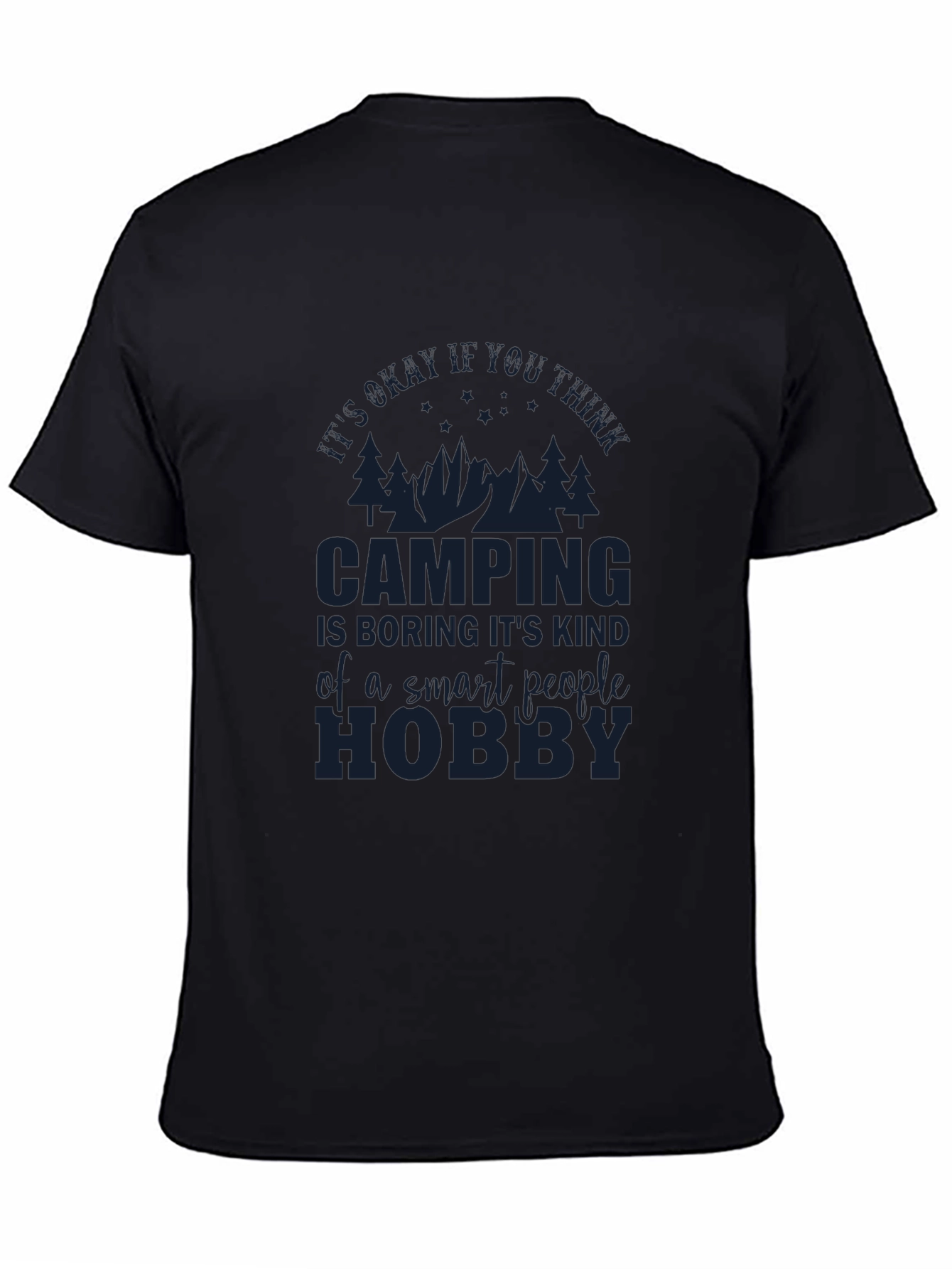 Camping Hobby Graphic Tee - Smart People Camping
