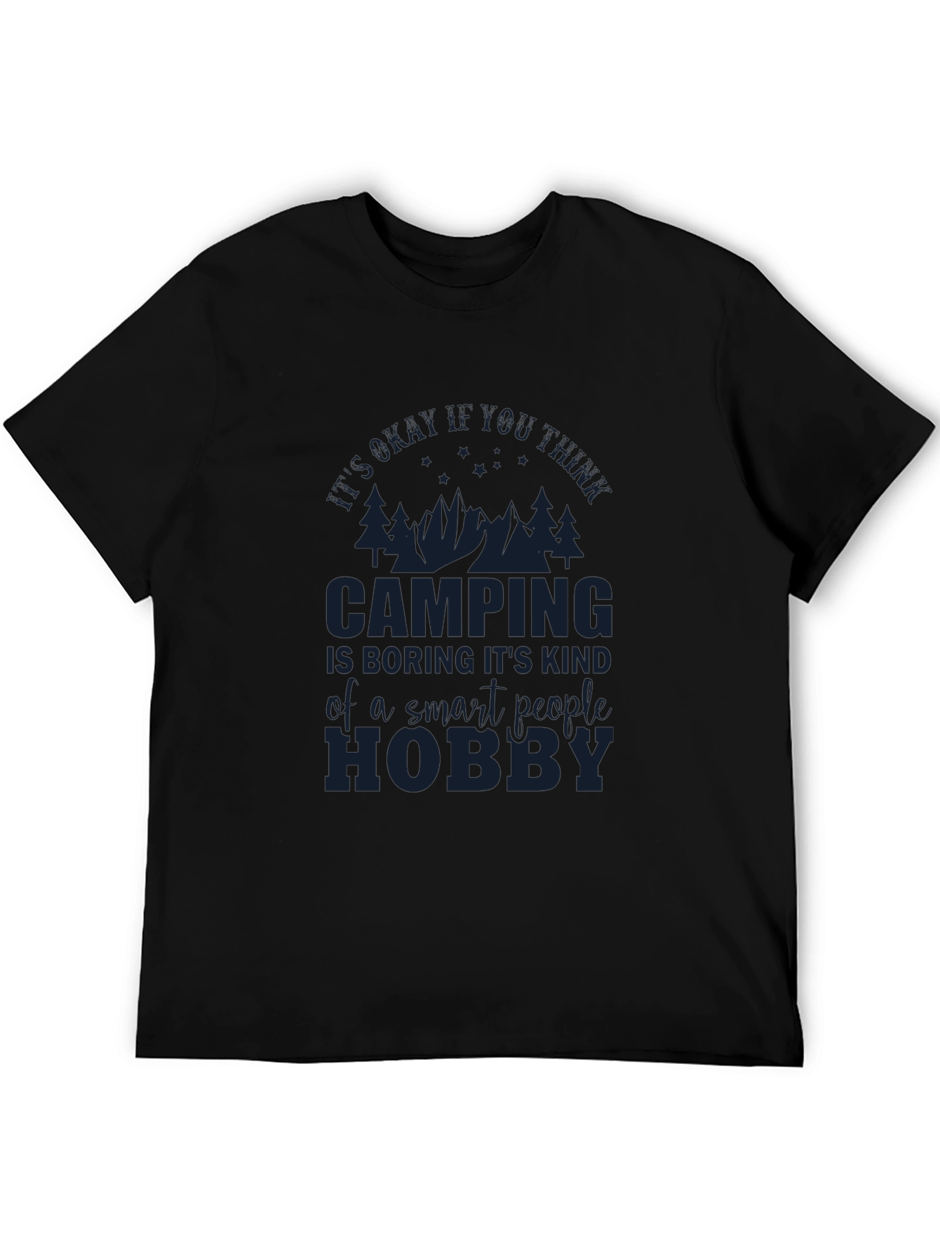 Camping Hobby Graphic Tee - Smart People Camping