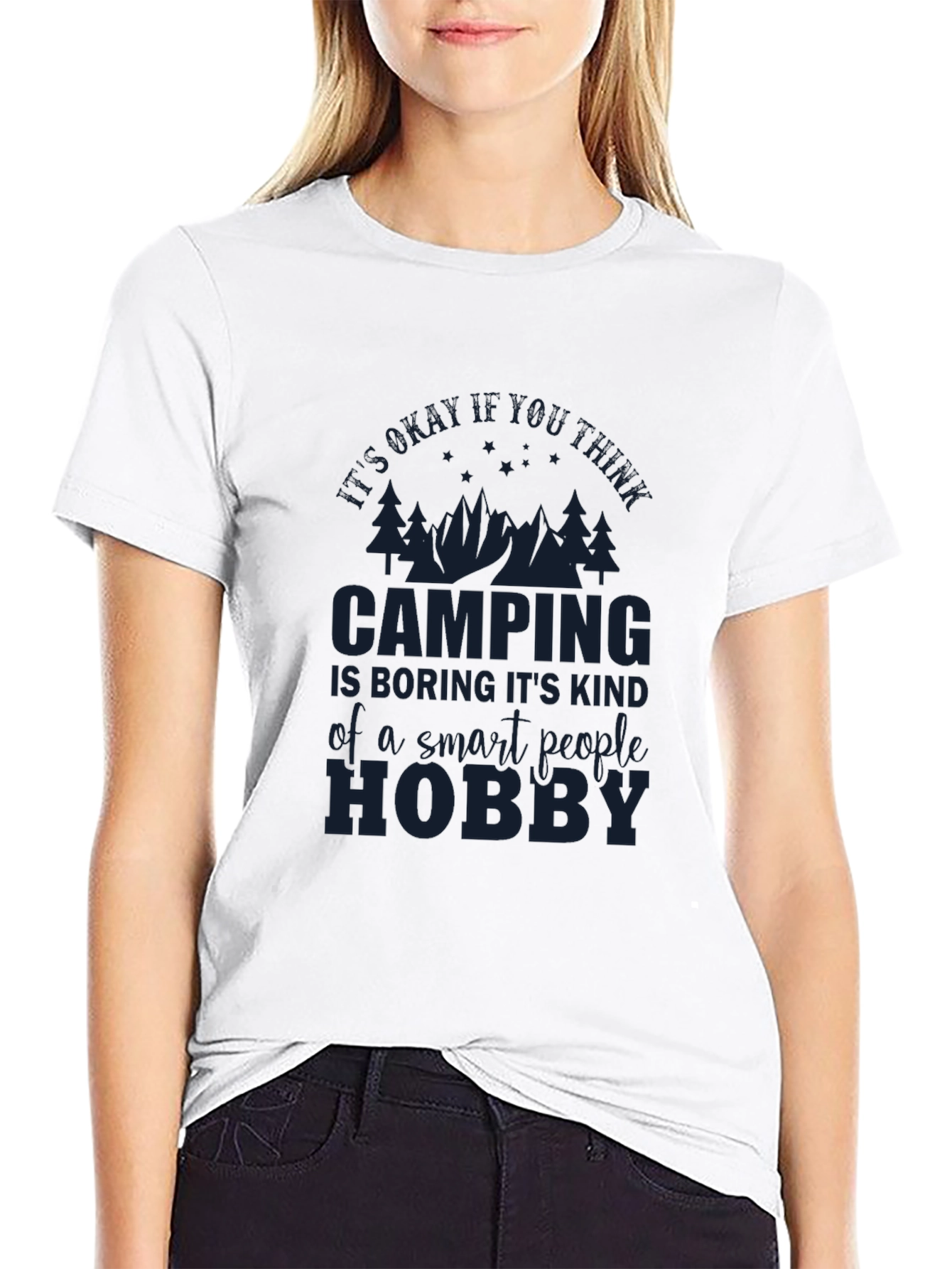 Camping Hobby Graphic Tee - Smart People Camping