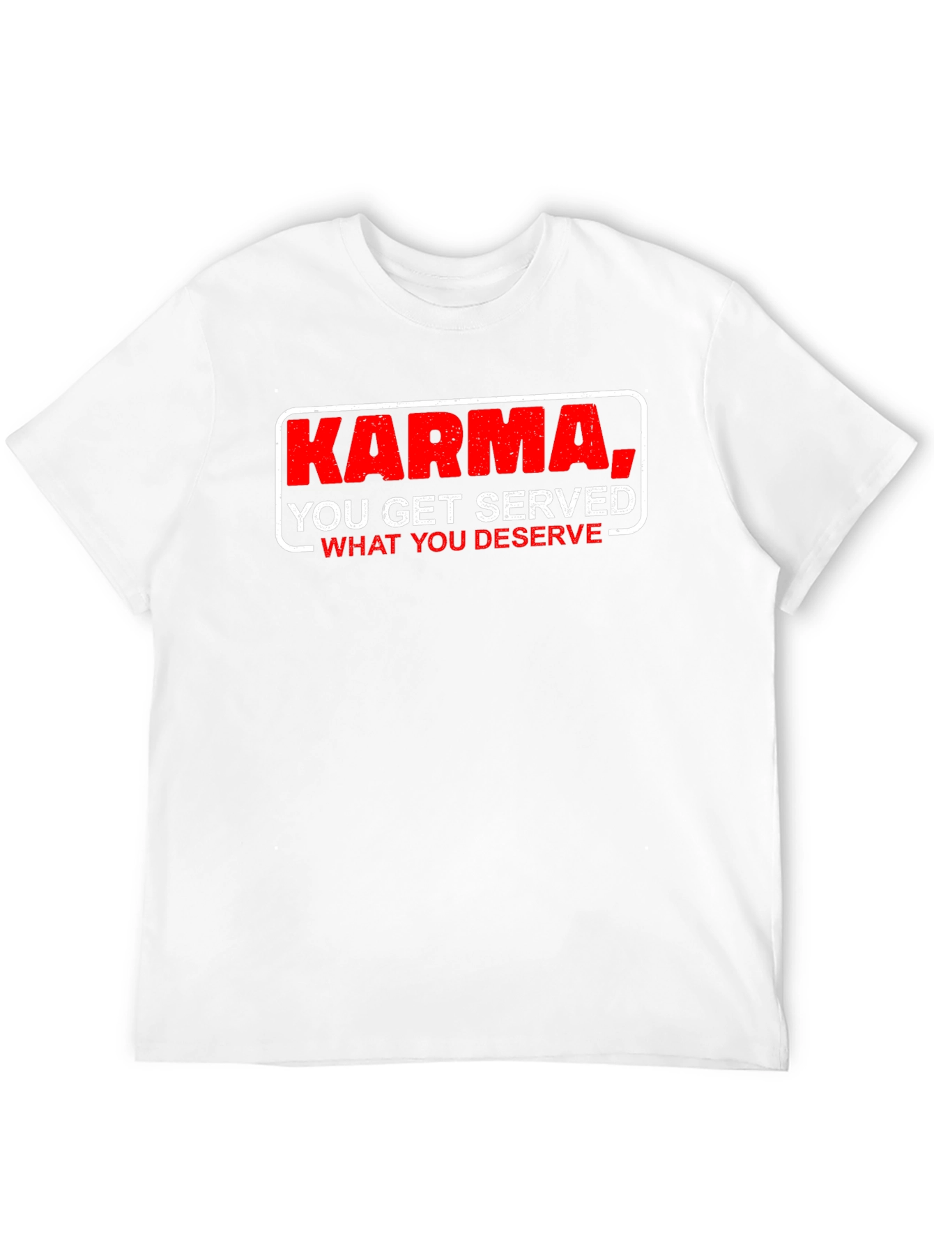 Karma Served Black T-Shirt