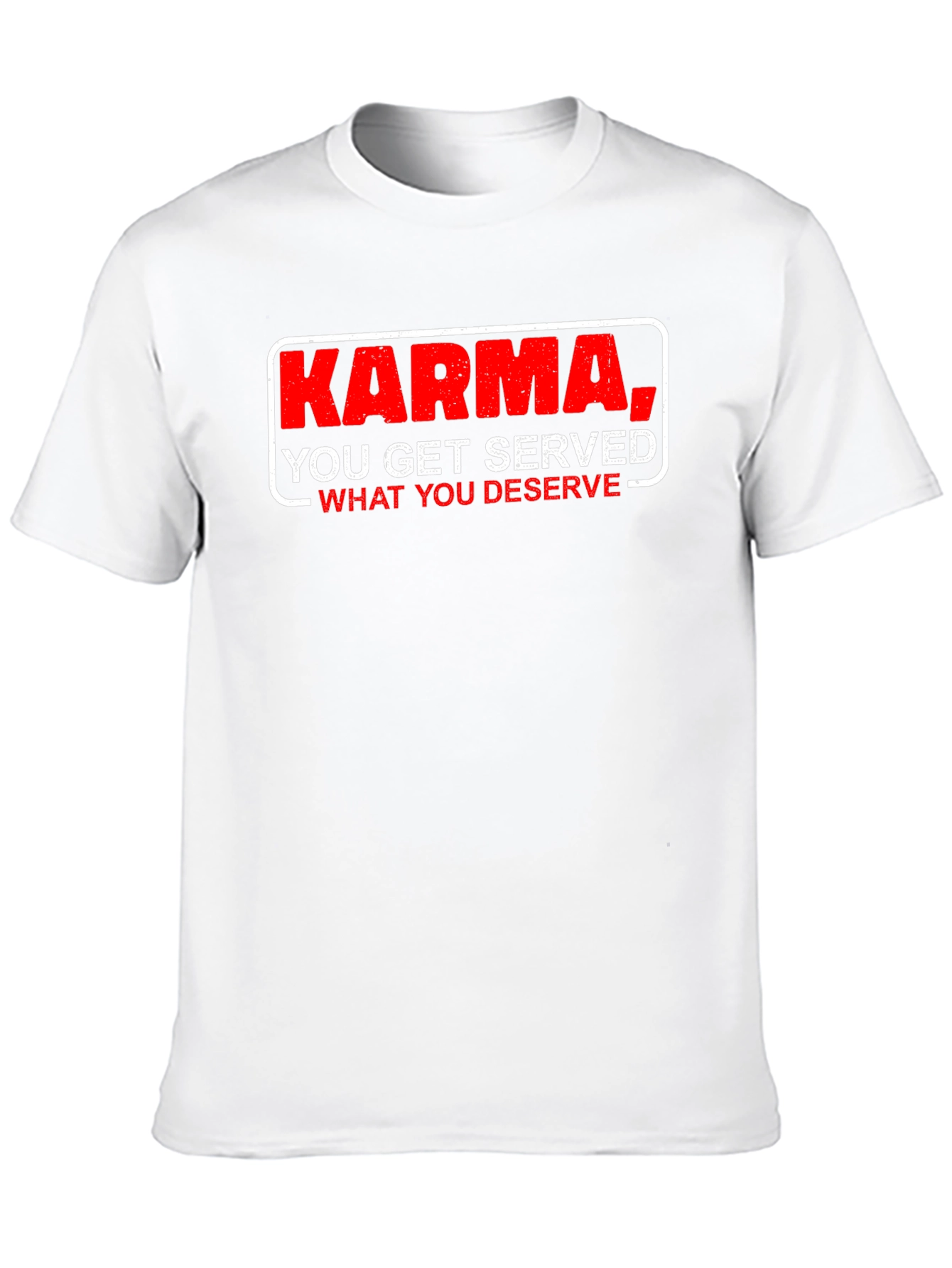 Karma Served Black T-Shirt