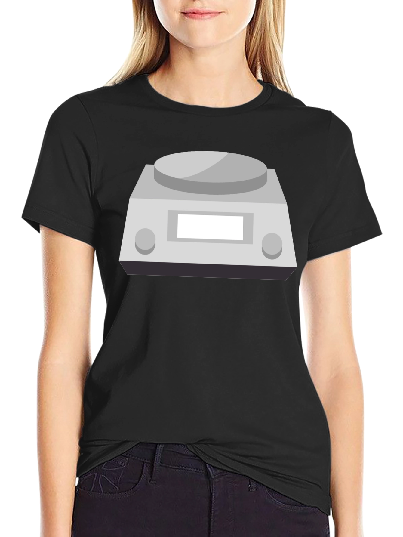 Science Scale Graphic Tee - Black Cotton T-Shirt