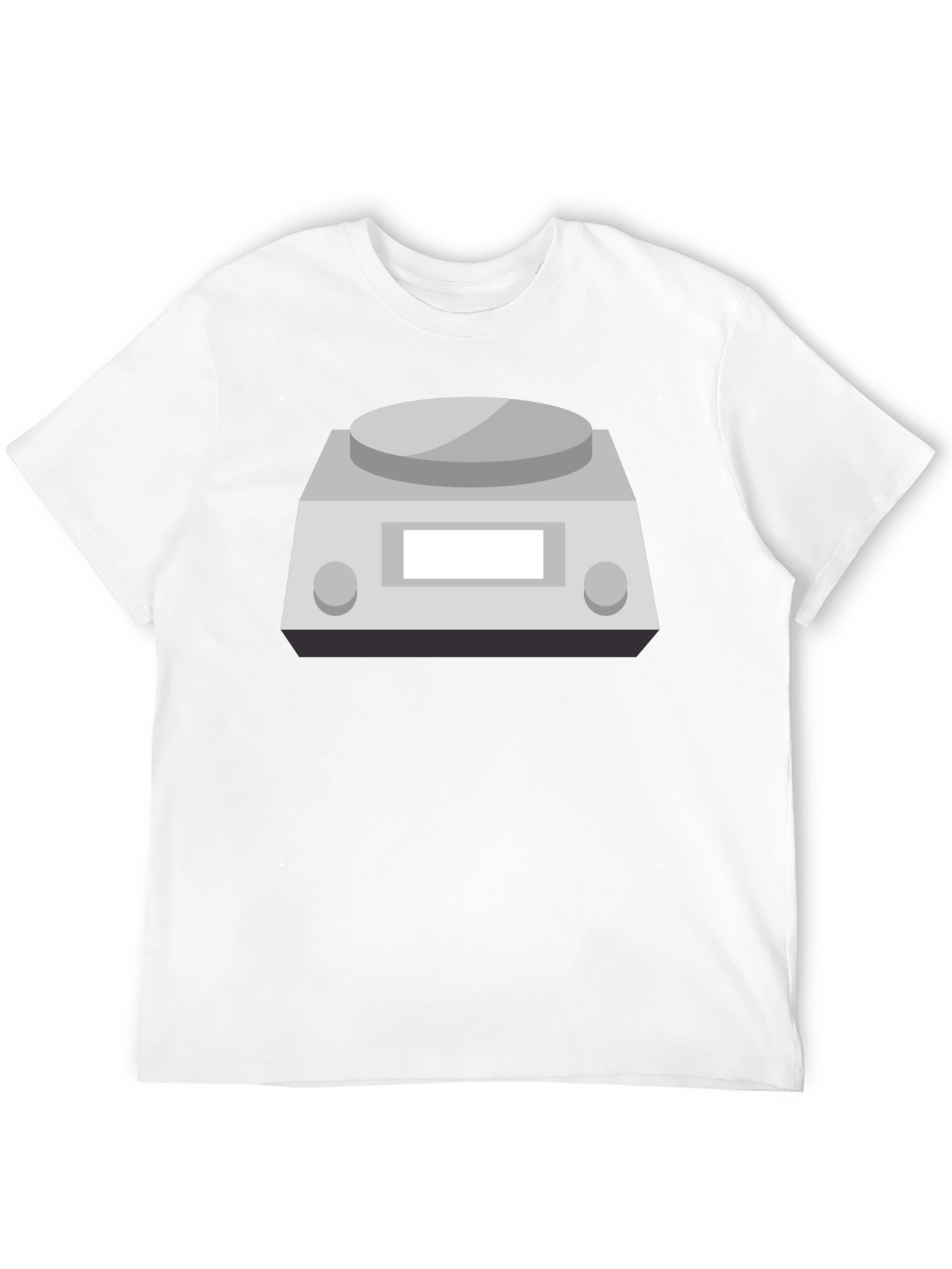 Science Scale Graphic Tee - Black Cotton T-Shirt