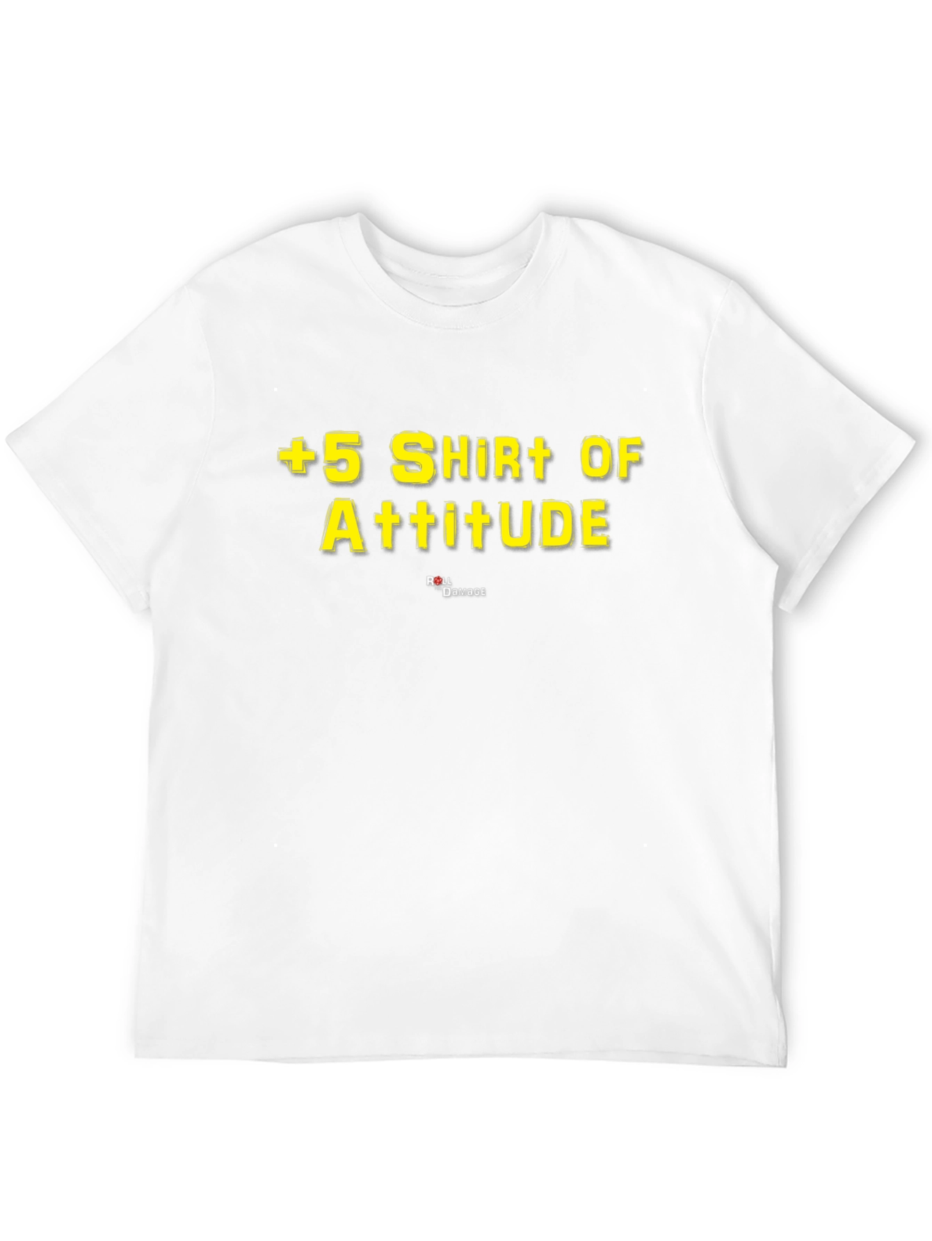 +5 Shirt of Attitude - Black Graphic Tee