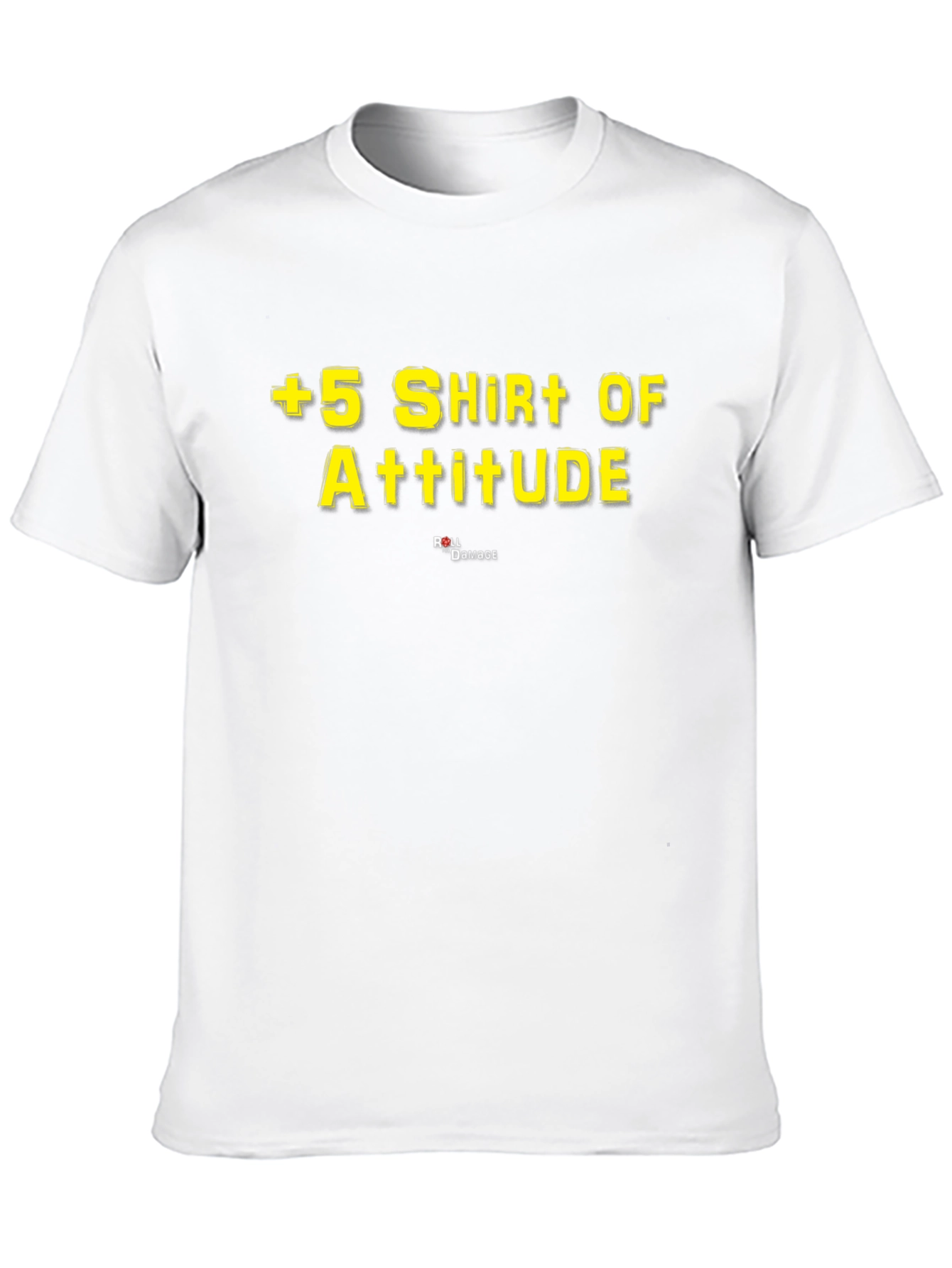 +5 Shirt of Attitude - Black Graphic Tee