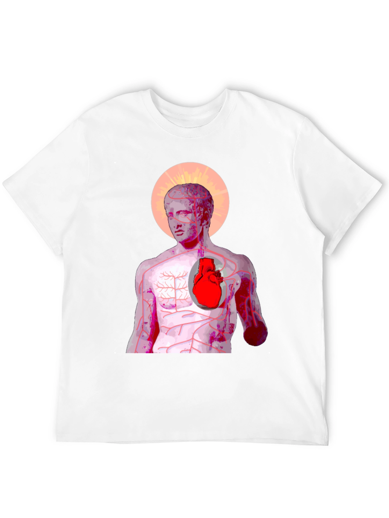 Anatomical Heart Graphic Tee - Artistic Anatomy T-Shirt