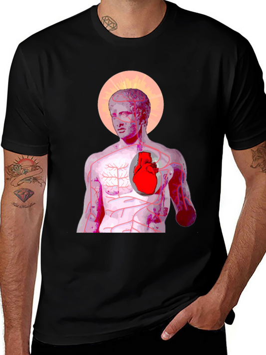 Anatomical Heart Graphic Tee - Artistic Anatomy T-Shirt