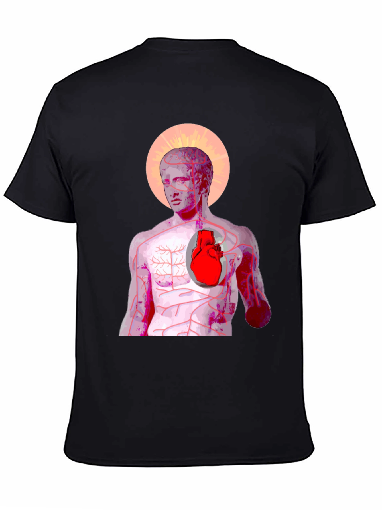 Anatomical Heart Graphic Tee - Artistic Anatomy T-Shirt