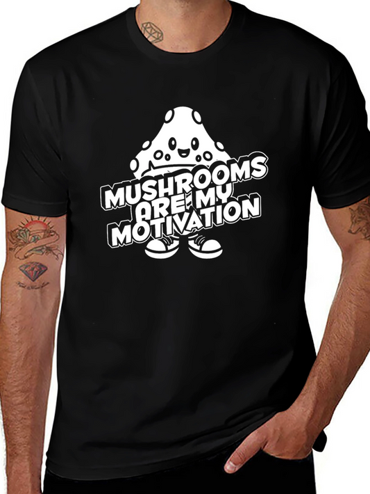Mushrooms Are My Motivation Graphic T-Shirt