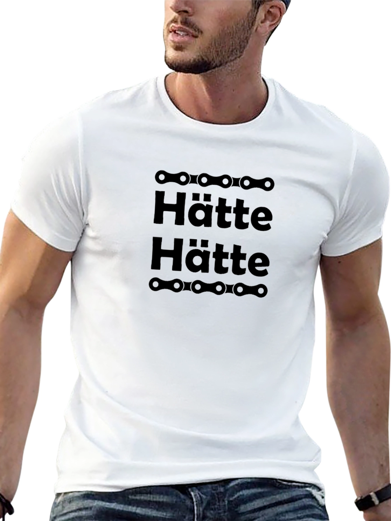 Hätte Hätte Bike Chain T-Shirt - Black