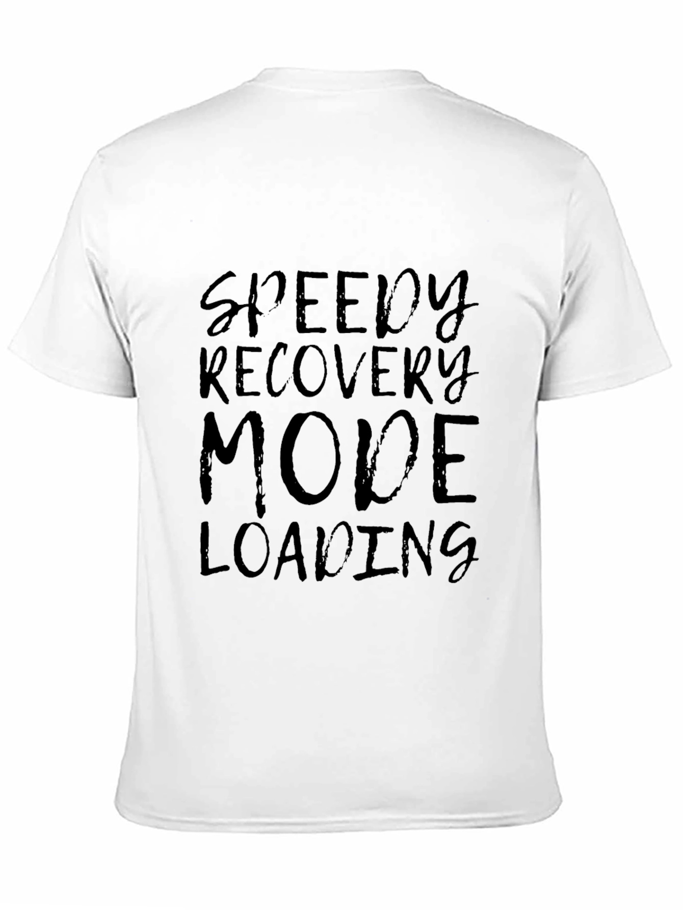 Speedy Recovery Mode Loading Black T-Shirt