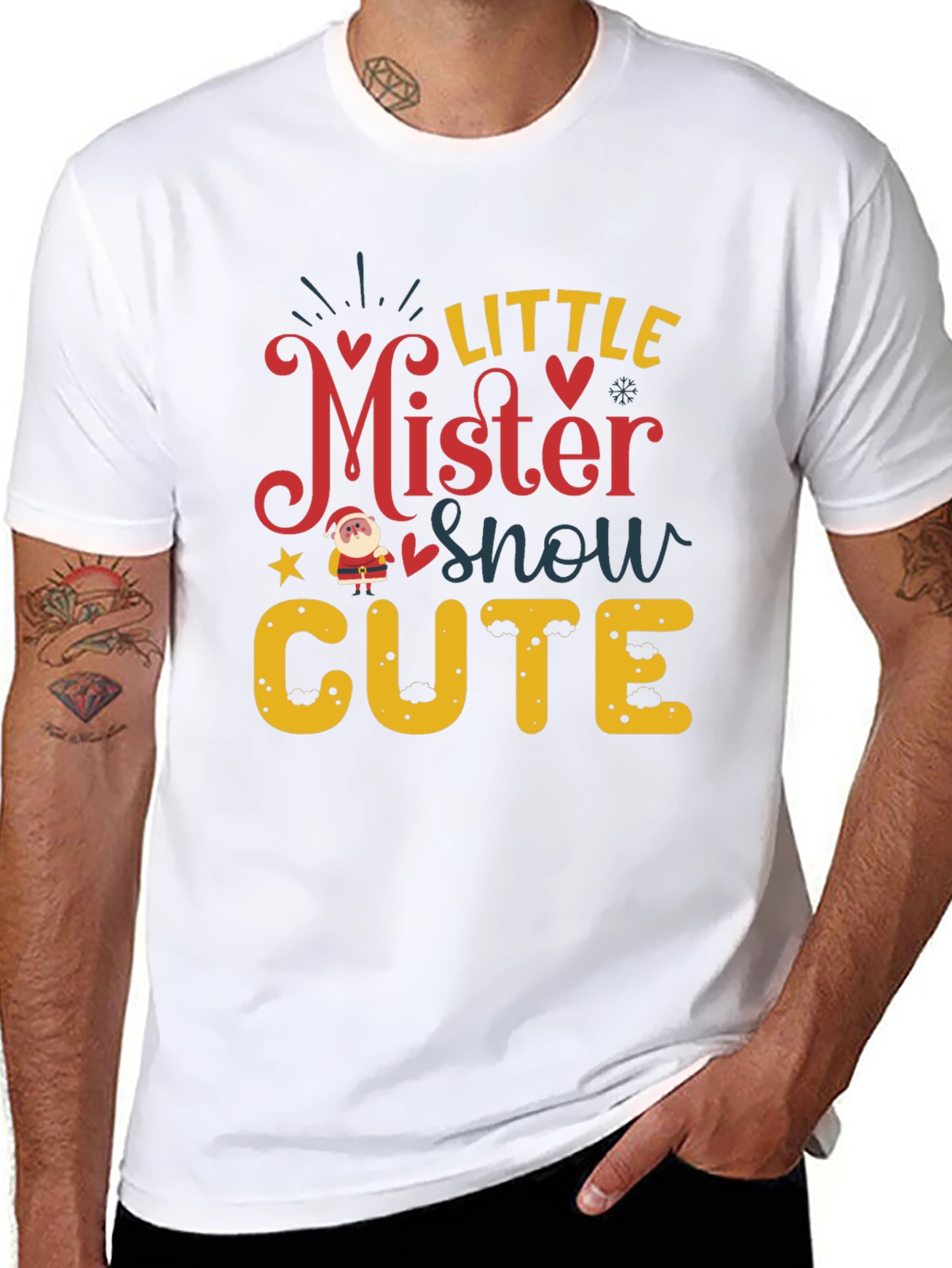 Little Mister Snow Cute Holiday T-Shirt