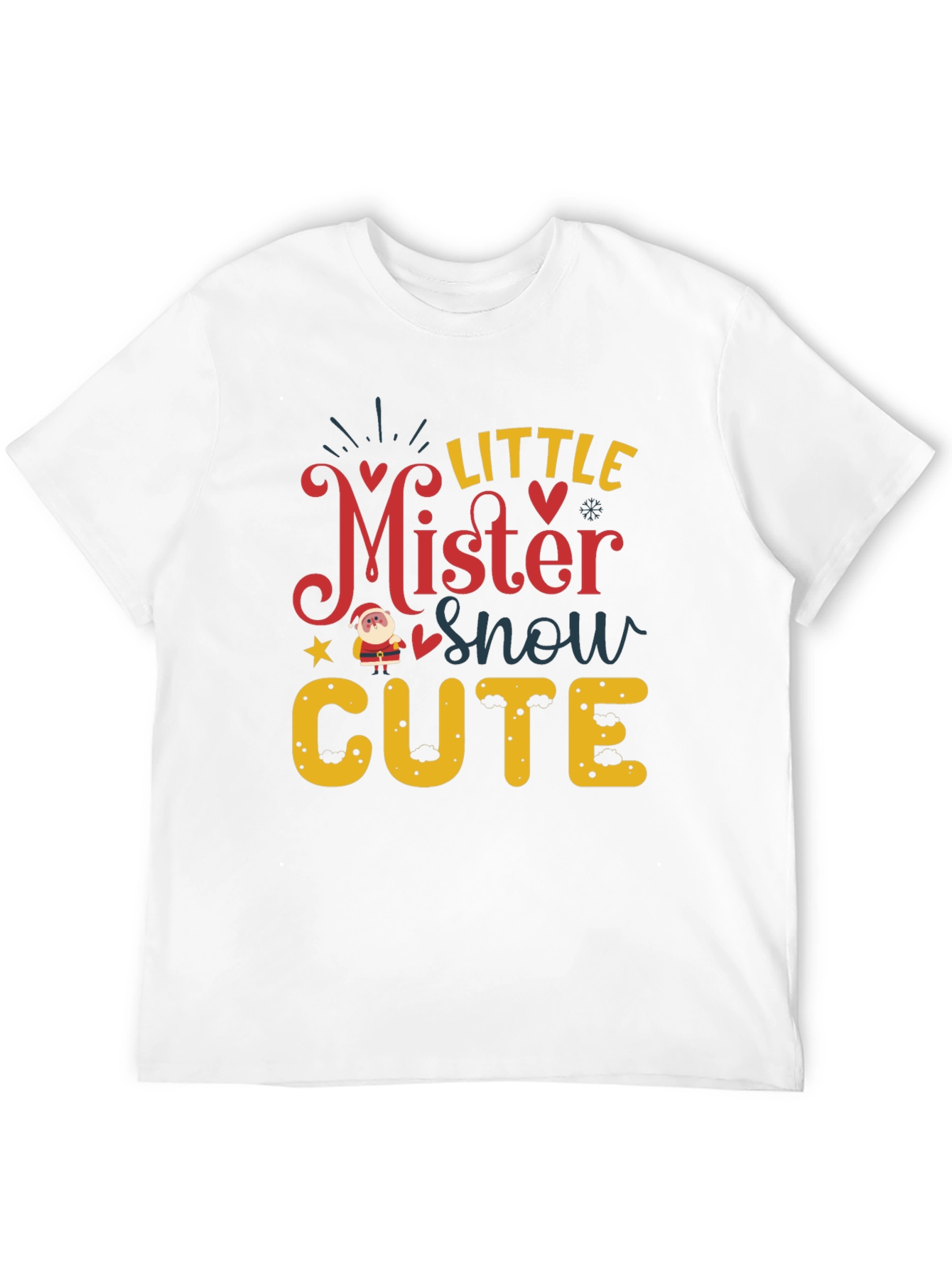 Little Mister Snow Cute Holiday T-Shirt