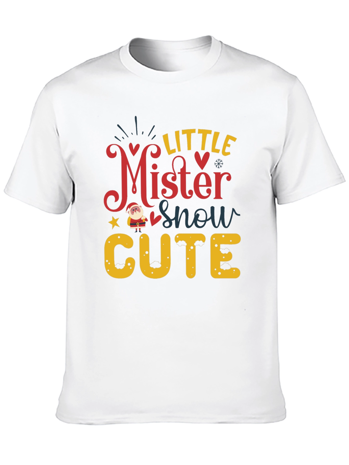 Little Mister Snow Cute Holiday T-Shirt